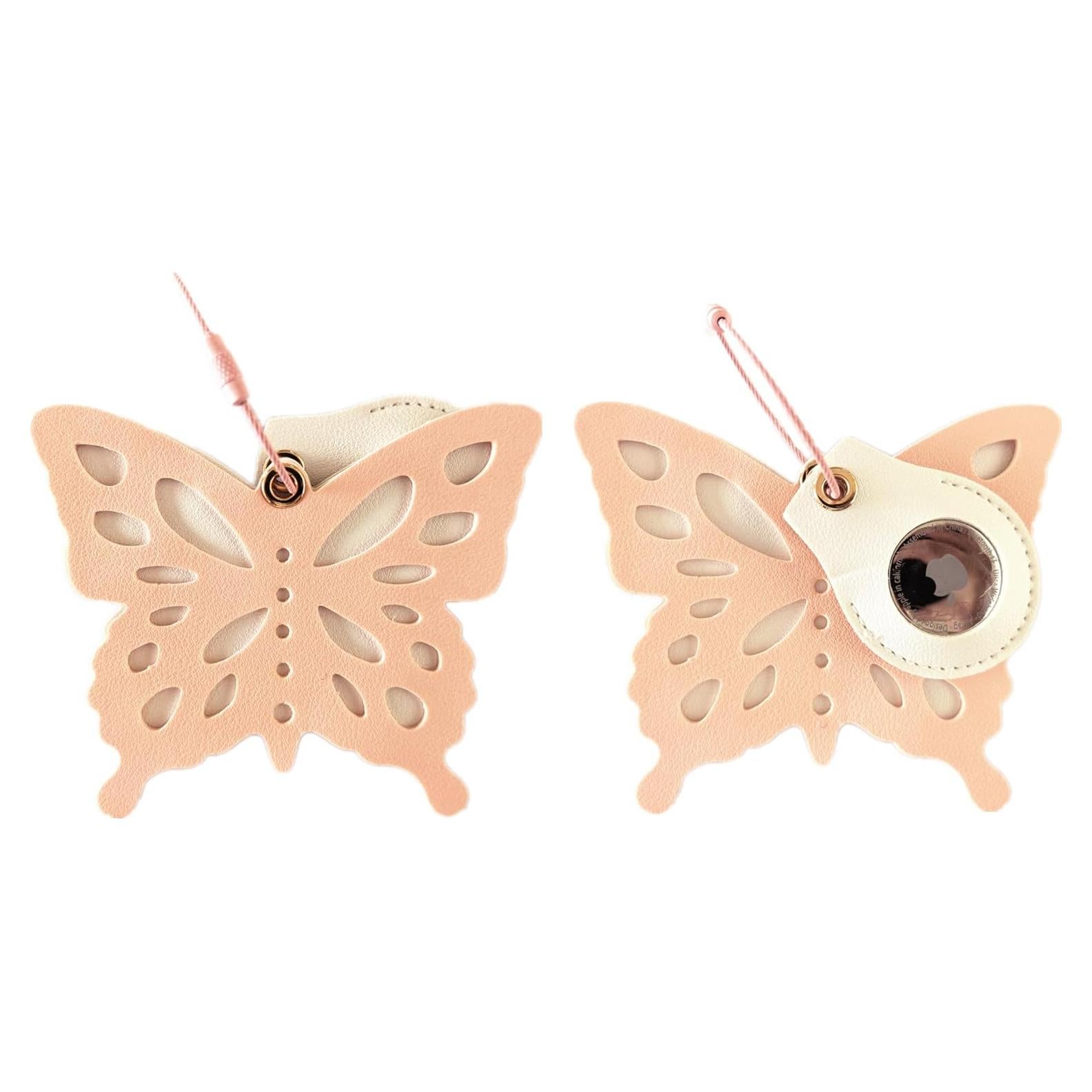 Soporte para Etiqueta de Equipaje ZOUITY con AirTag Oculto Mariposa B