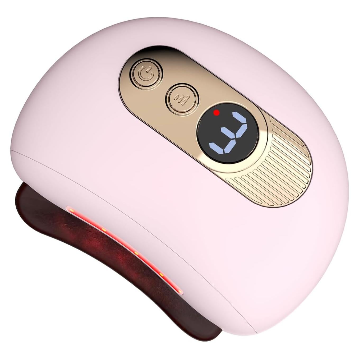 Conjunto de herramientas Gua Sha QAOZUOI para masaje facial Rosa