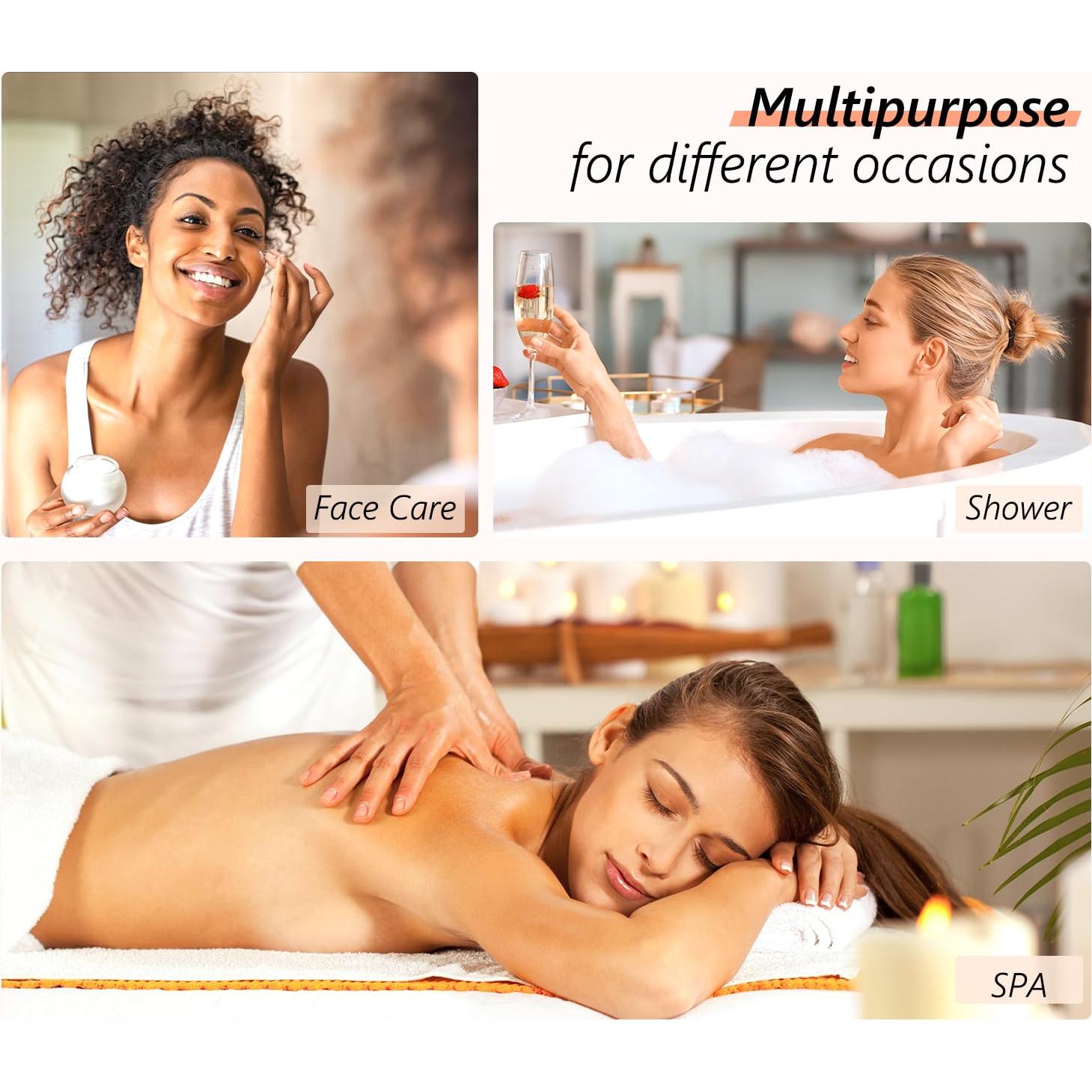 Gorro de Ducha Extra Grande Mikimini Negro con Borde Verde XL