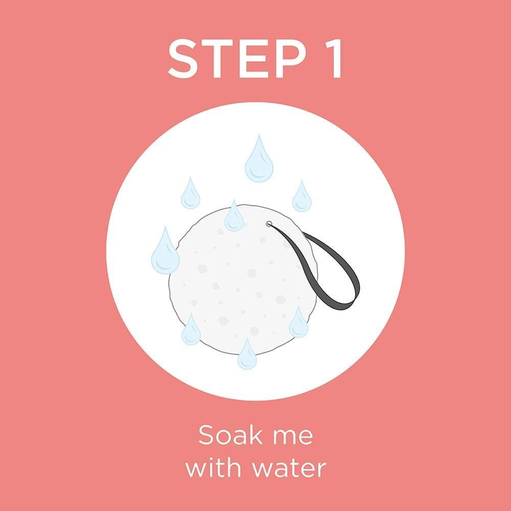 Esponja de Ducha SPONGELLÉ con Gel Hierba de Playa 85g