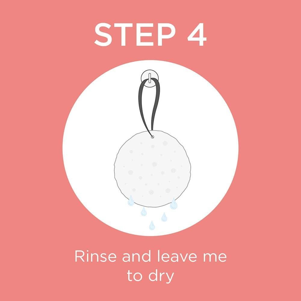 Esponja de Ducha SPONGELLÉ con Gel Hierba de Playa 85g