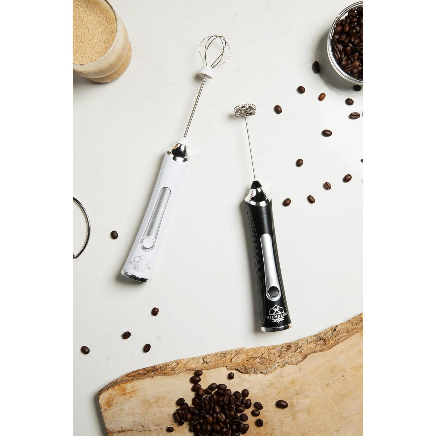 Batidor de Mano Eléctrico Mix Maxen No. 3, 3 Velocidades, Negro