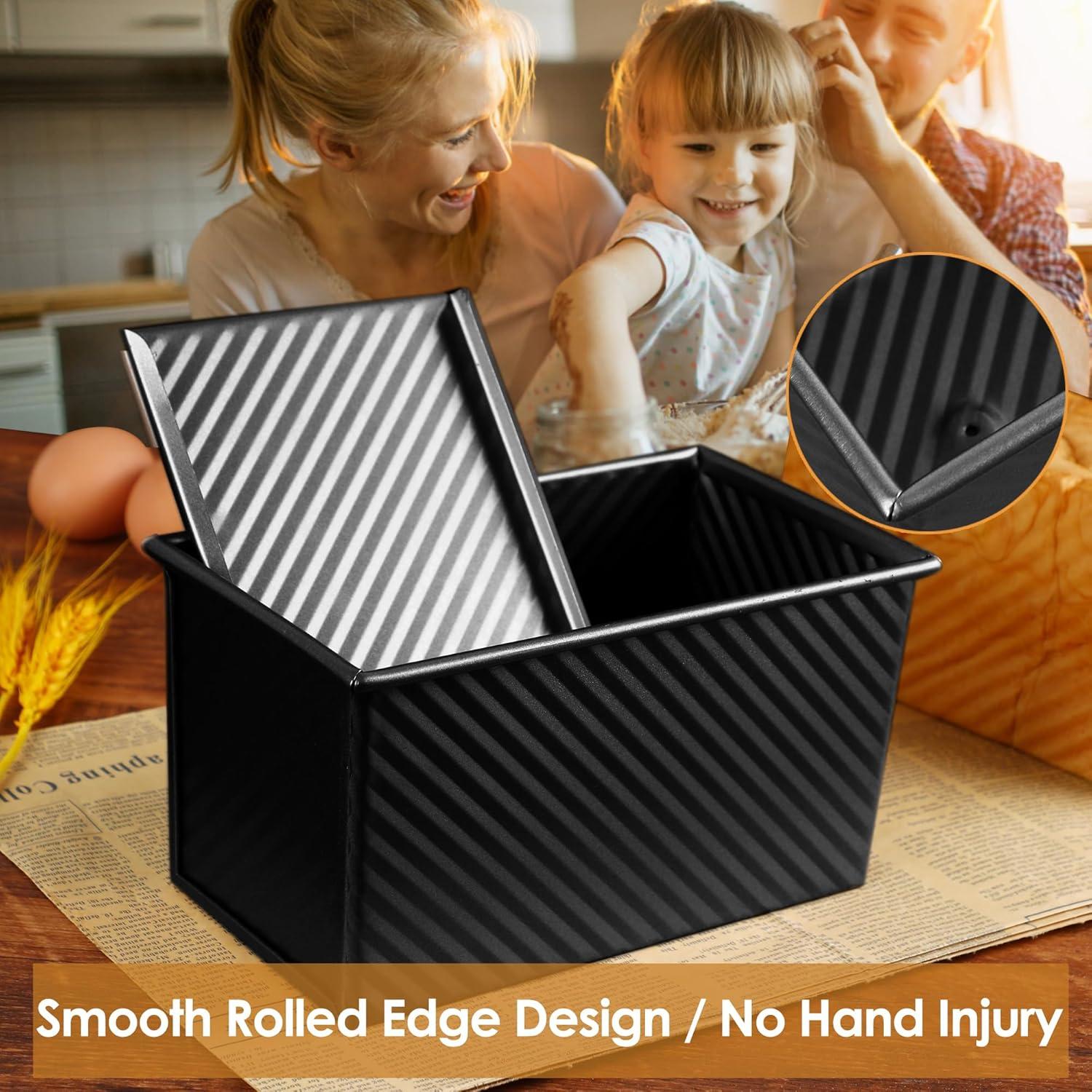 Molde para Pan de 1 lb Spmarkt con Tapa y Cortador Verde