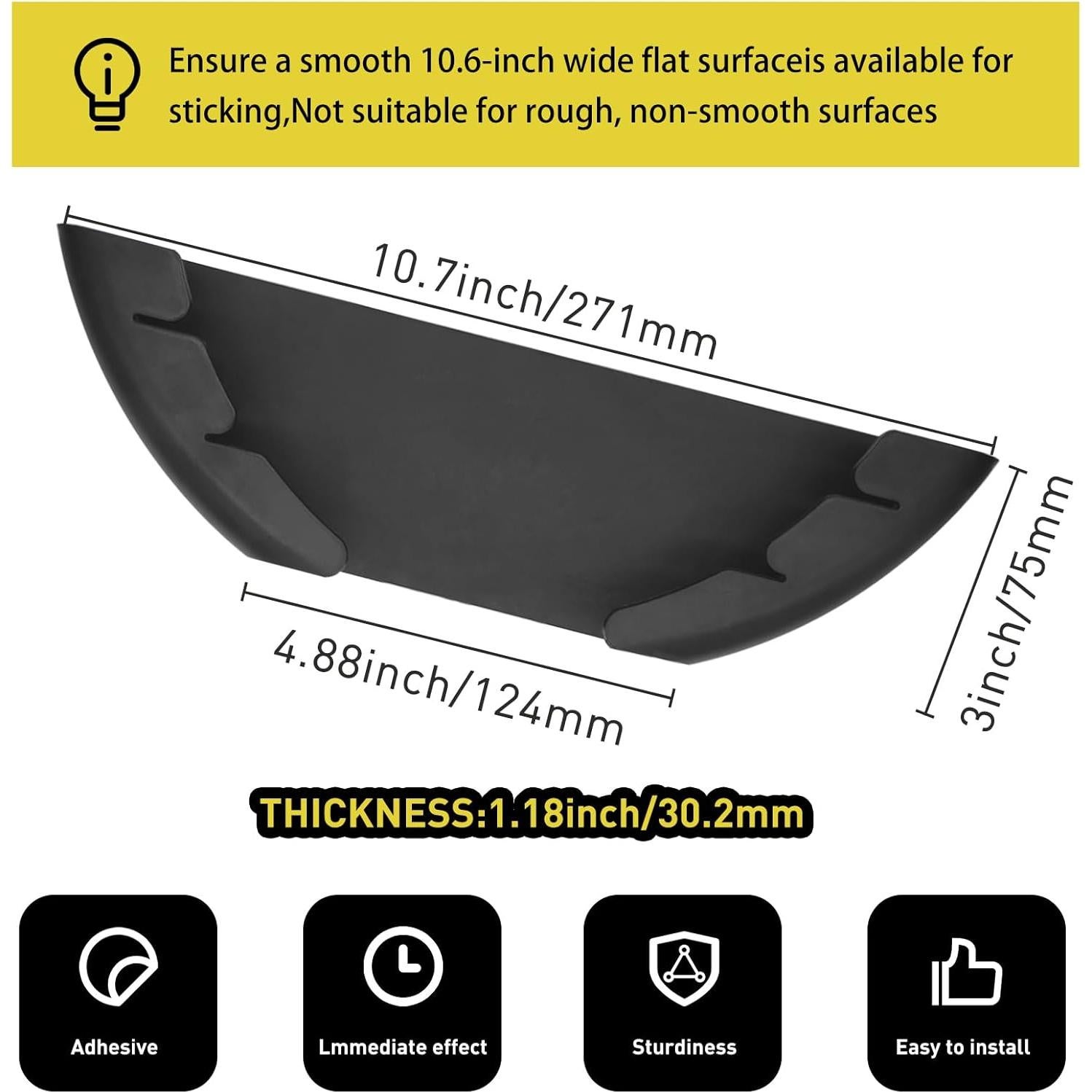 Organizador de Tapas de Olla VOBUYING 10 Pcs Negro Ajustable