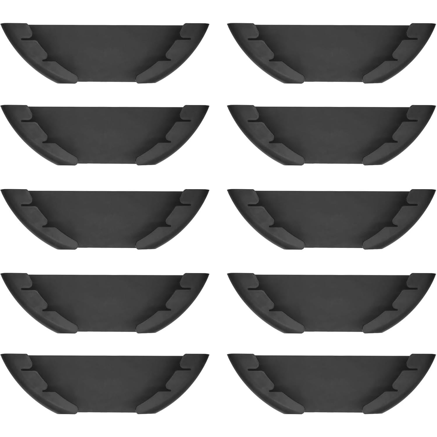 Organizador de Tapas de Olla VOBUYING 10 Pcs Negro Ajustable