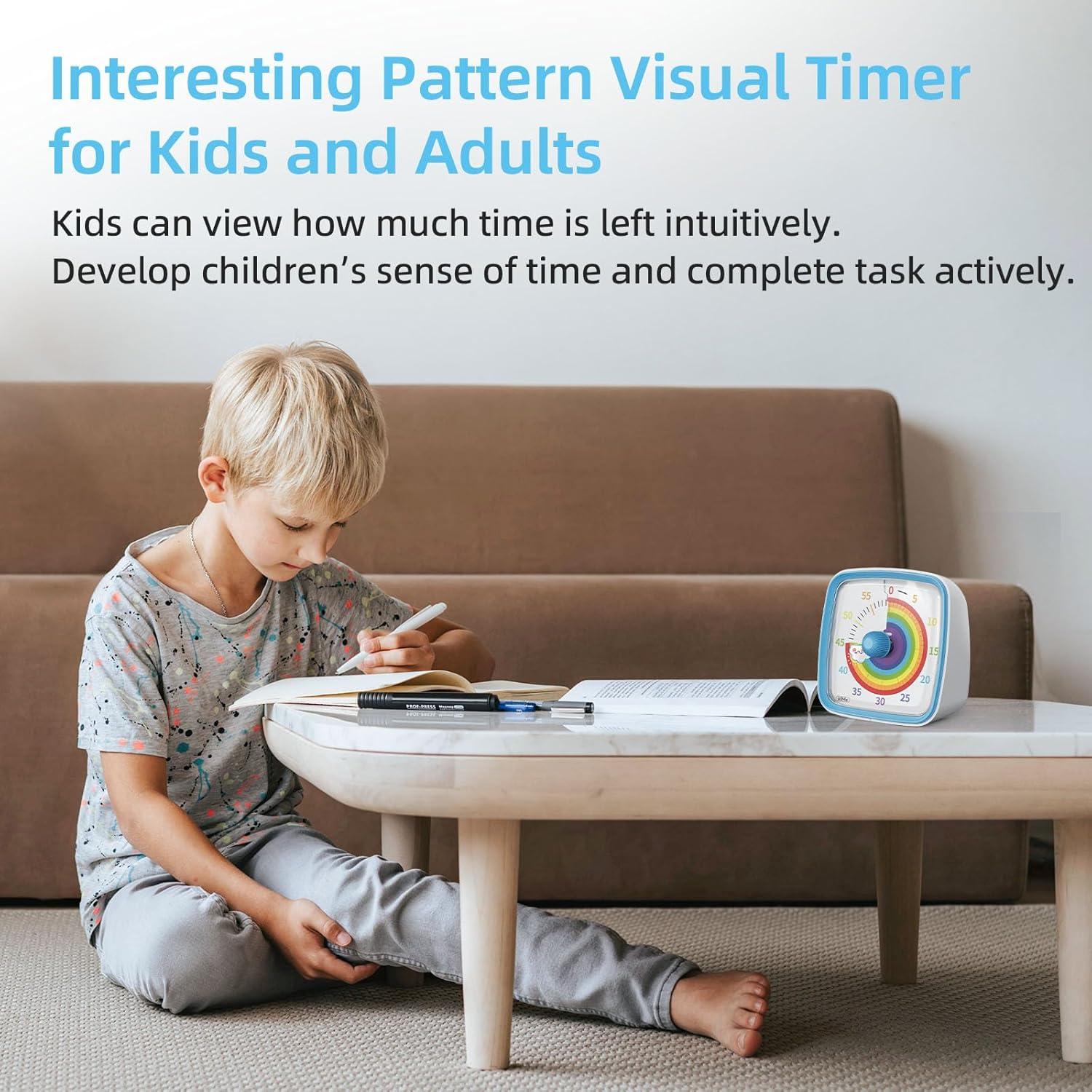 Temporizador Visual Ainowes 60 Minutos Azul para Niños y Adultos