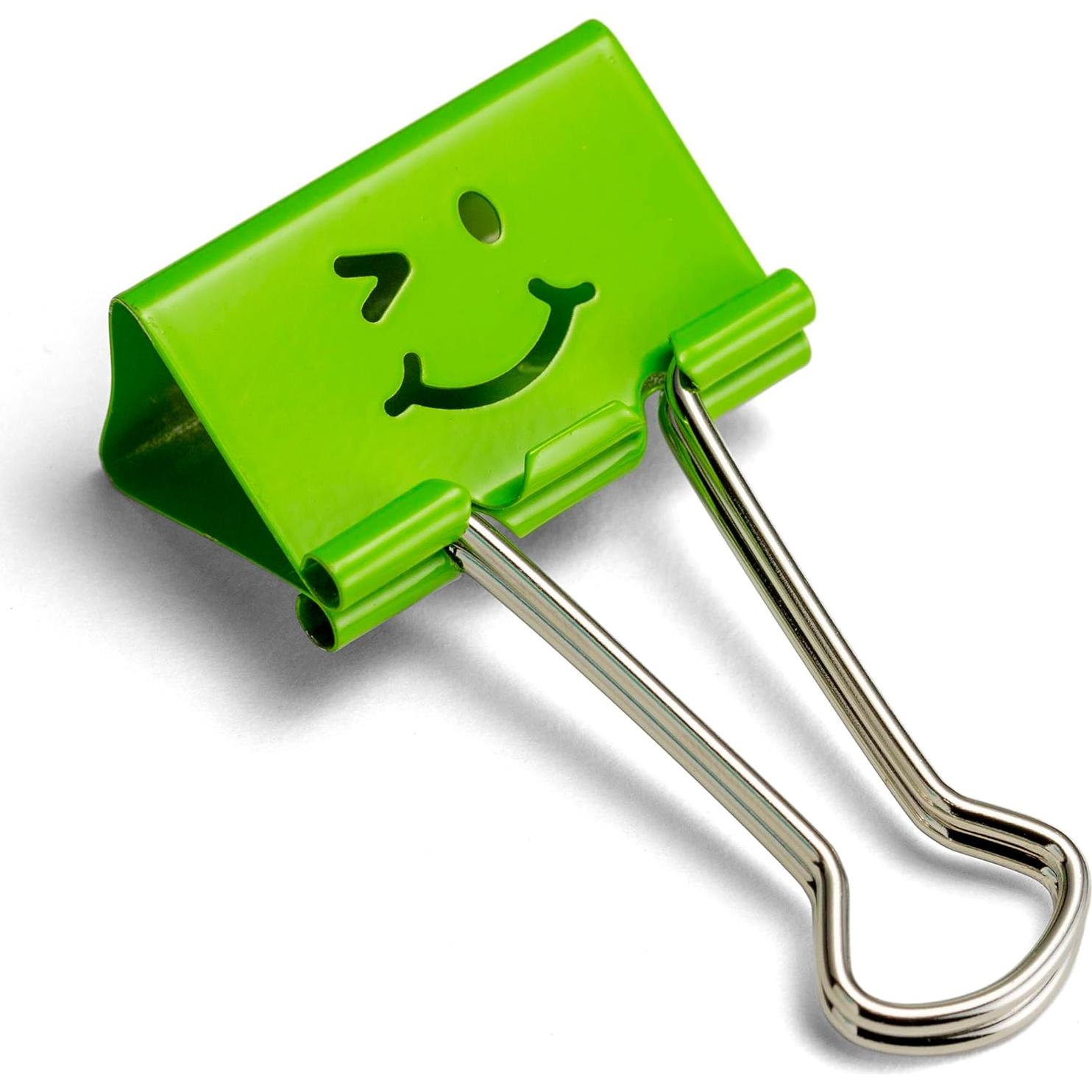 Clips de Binder Medianos Officemate 36 Pcs Colores Asortidos