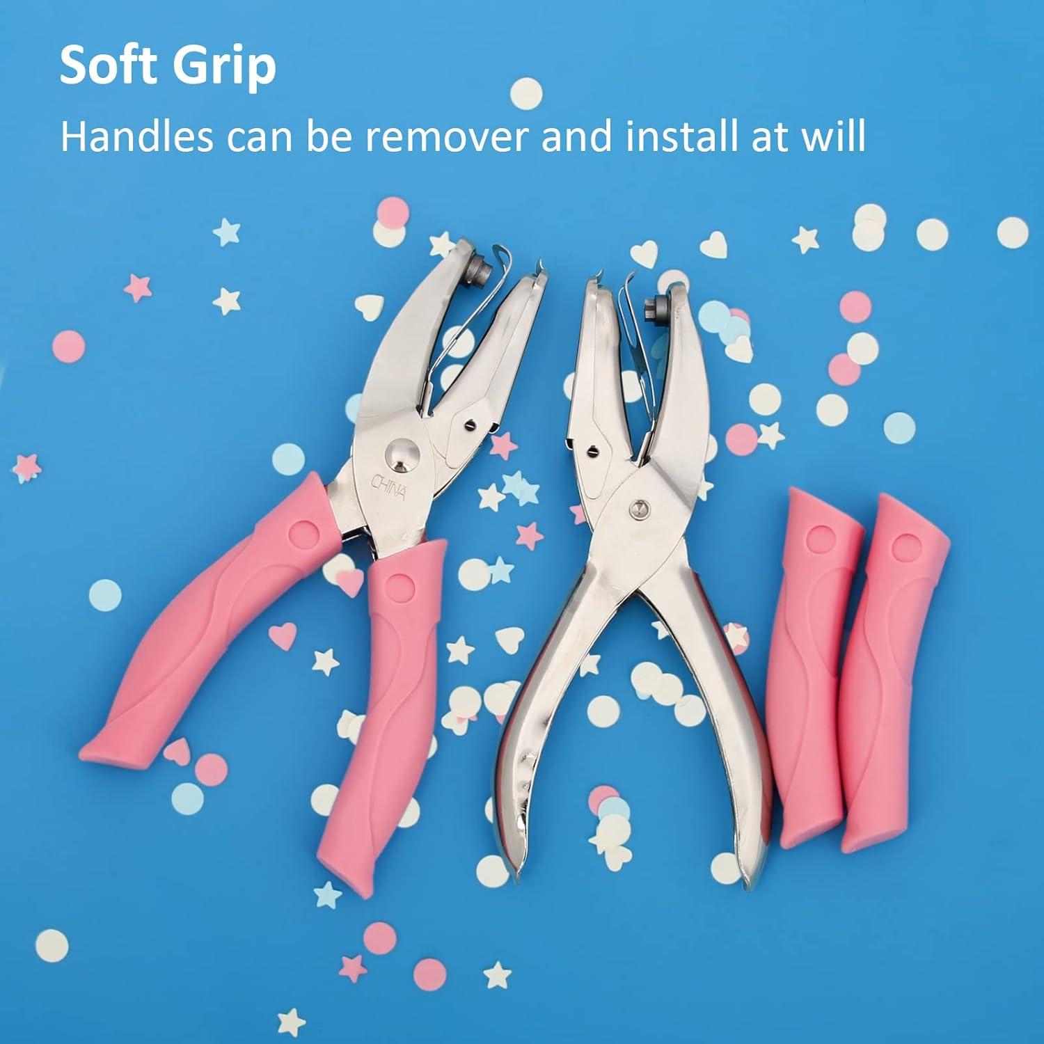 Punch de Papel Coolrunner 3 Piezas Formas Círculo Estrella Corazón