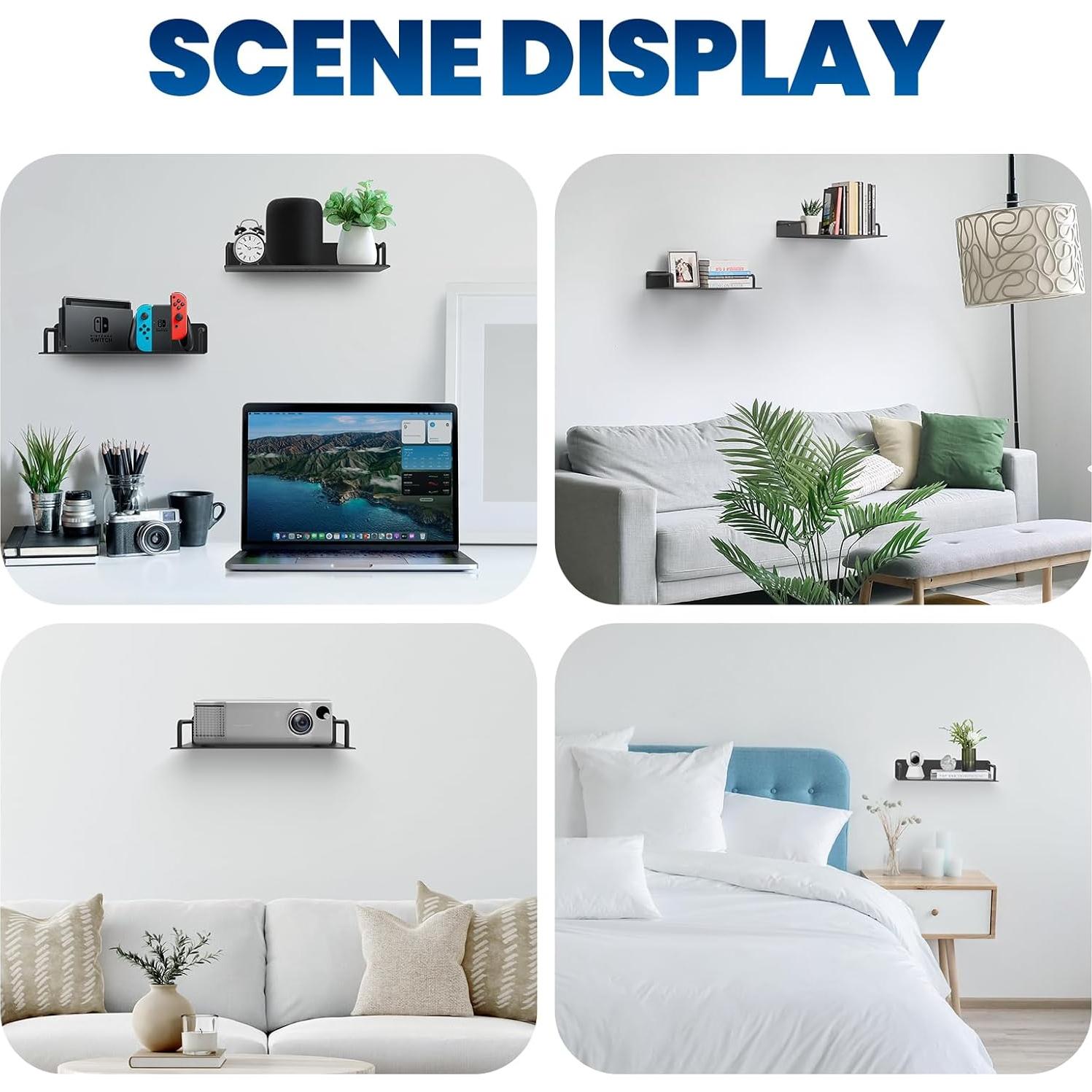 Estante Flotante Laowu 28.6cm para Proyector y Router Wifi