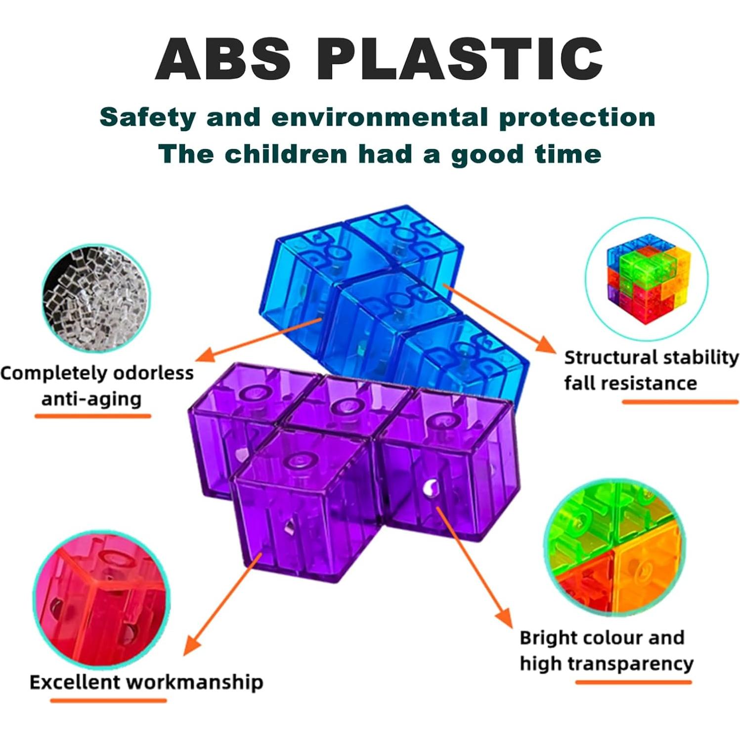 Bloques de Construcción Magnéticos OUXIA Set 14 Piezas 3D