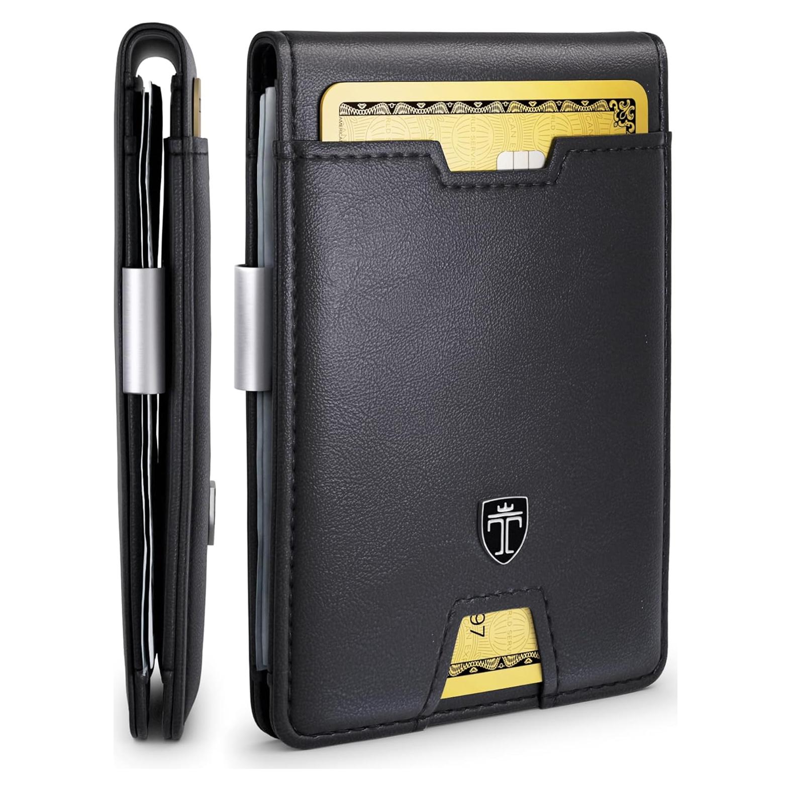 Cartera Slim TRAVANDO AUSTIN para Hombre con Clip RFID