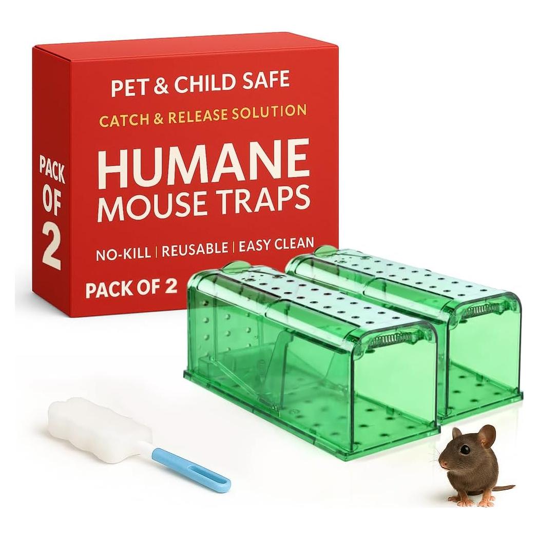 Trampa Humana para Ratones Teal Elite - Paquete de 2 Verde