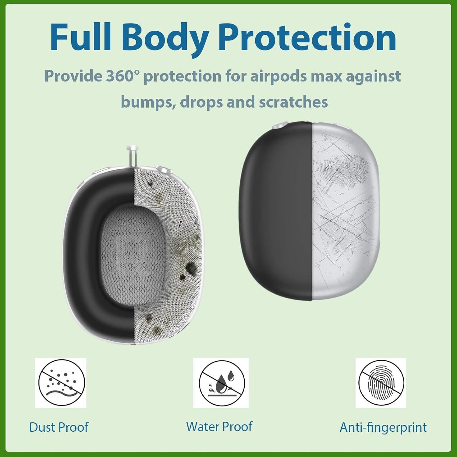 Funda de Silicona TUNYINSH para AirPods Max - Protección Completa