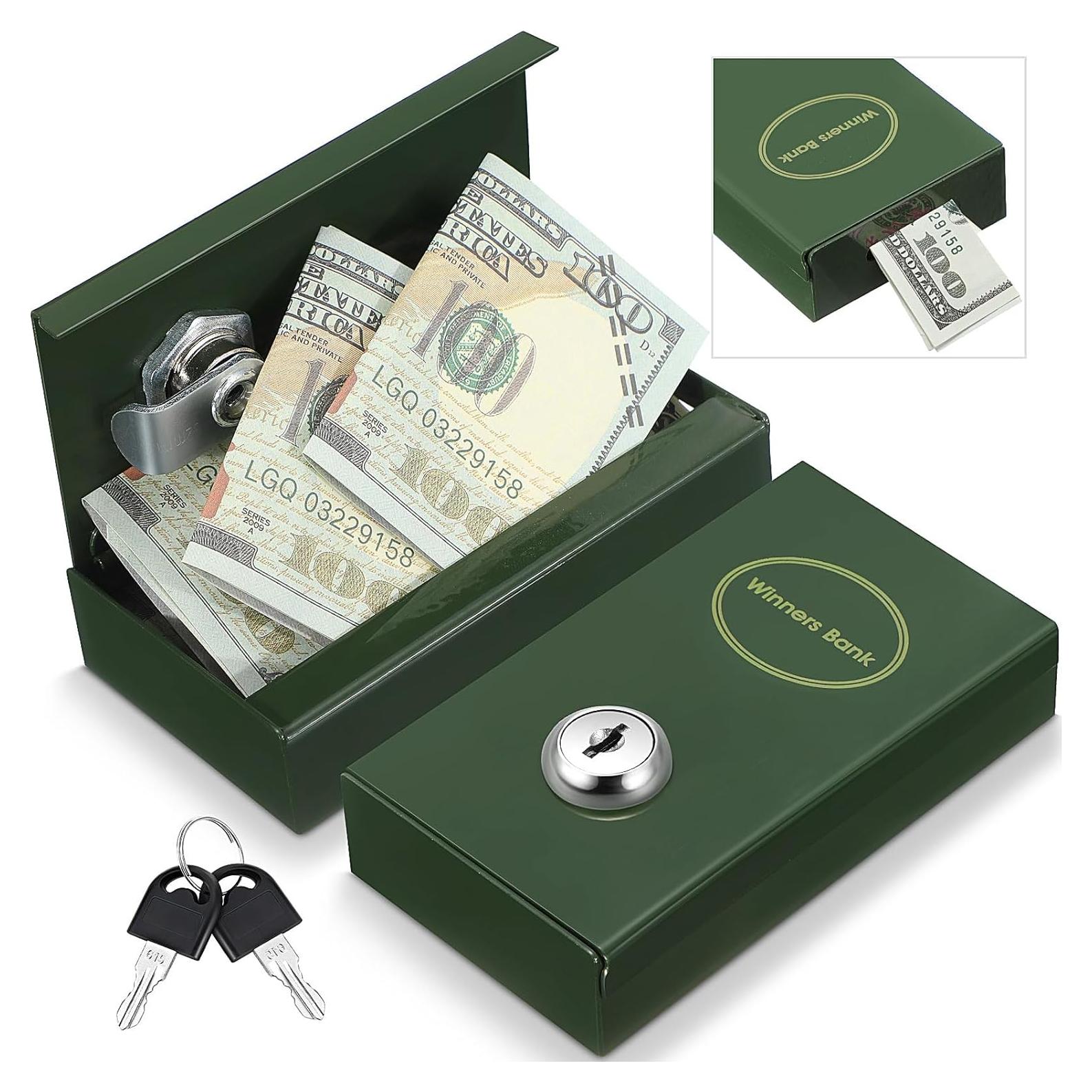 Caja de Metal para Jugadores Reallnaive con Llave 11x6x2.5cm