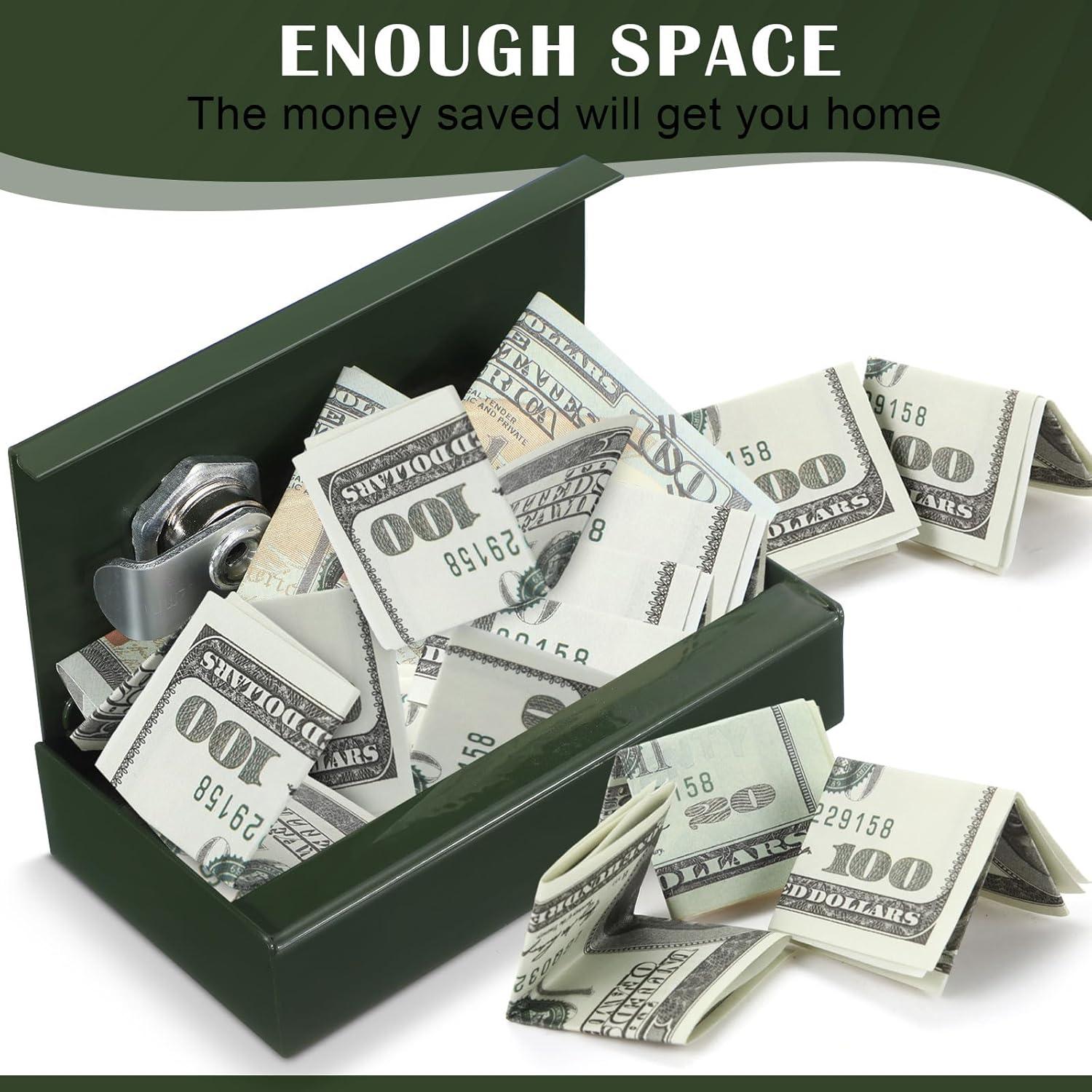 Caja de Metal para Jugadores Reallnaive con Llave 11x6x2.5cm