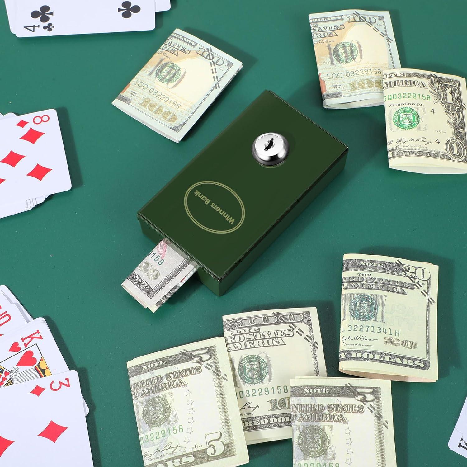 Caja de Metal para Jugadores Reallnaive con Llave 11x6x2.5cm