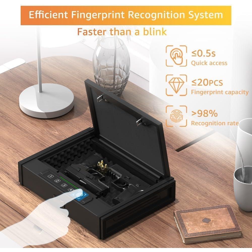 Caja Fuerte Biométrica PATRON ps3101 38.6x29.7x8.1cm