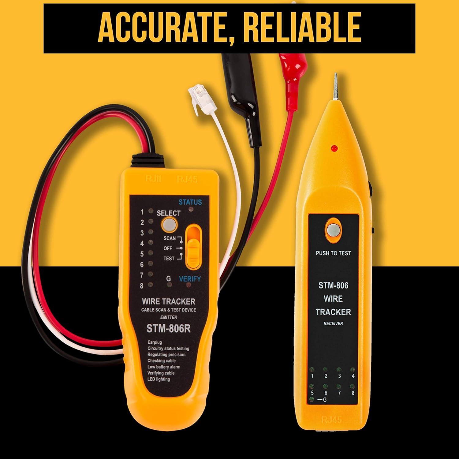 Kit de Herramientas de Red InstallerParts 15 en 1 - Crimpadora, Probador, Desforradora