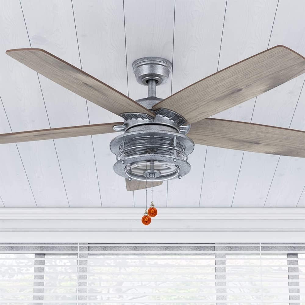 Cadenas de Ventilador de Techo Dotlite Ámbar 30.48 cm - 2 Piezas