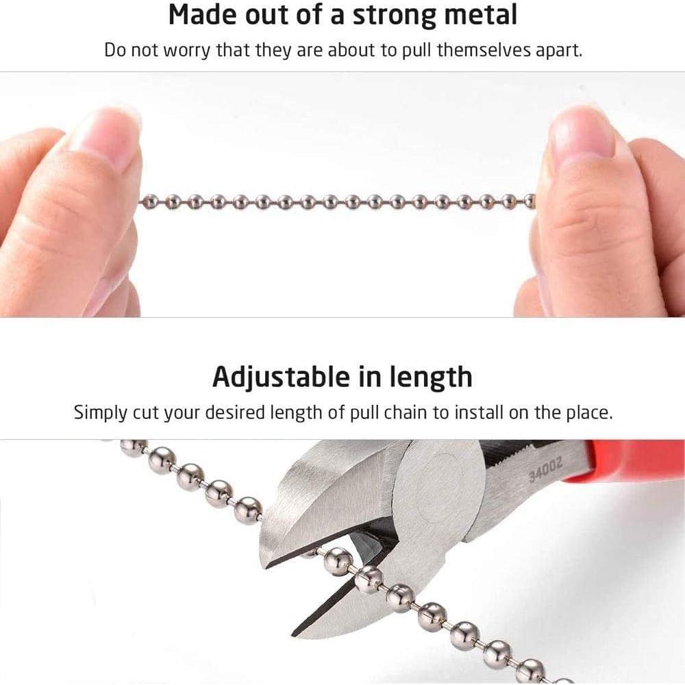 Cadenas de Ventilador de Techo Dotlite Ámbar 30.48 cm - 2 Piezas