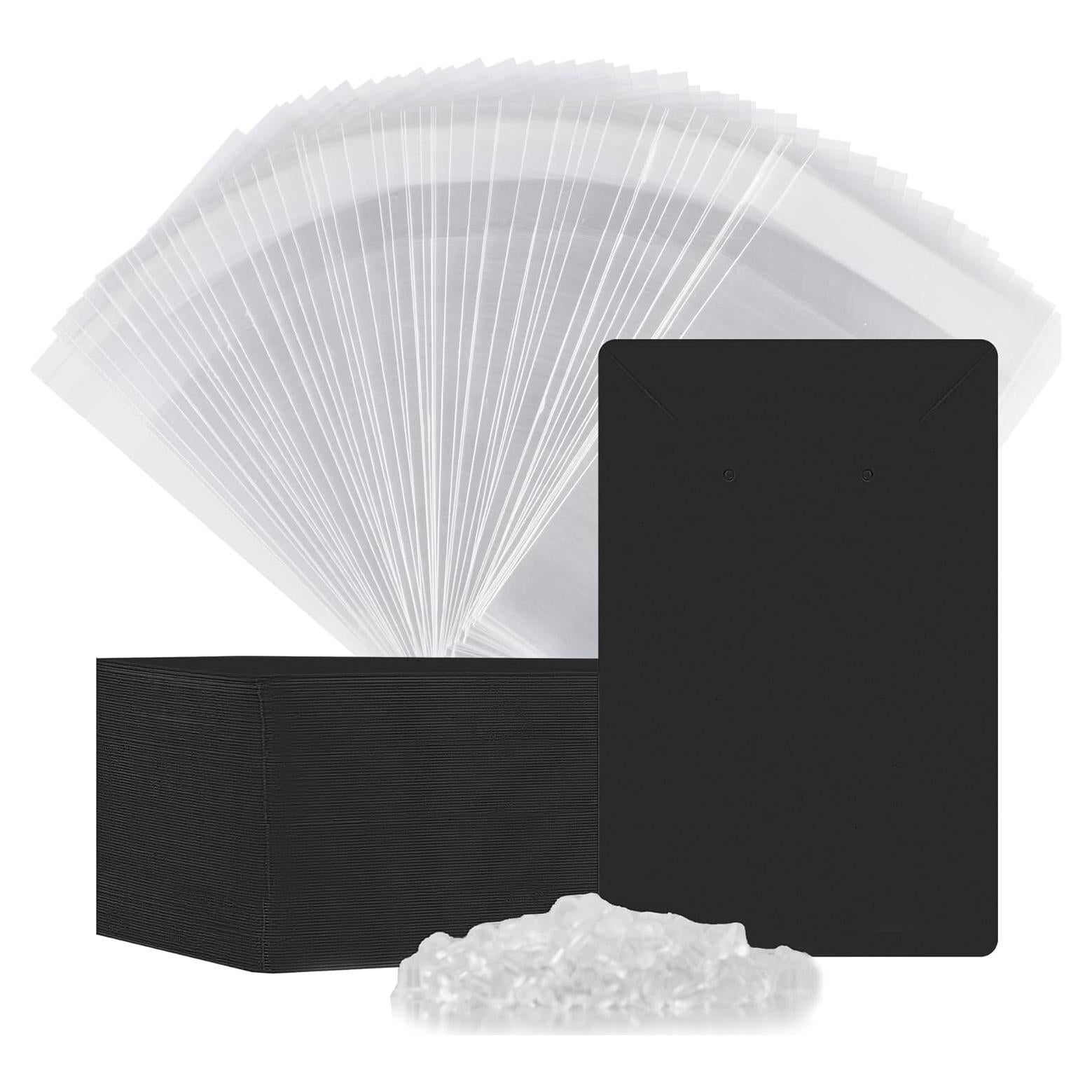 Set de Tarjetas para Pendientes BOOMIBOO 100 Piezas Negro