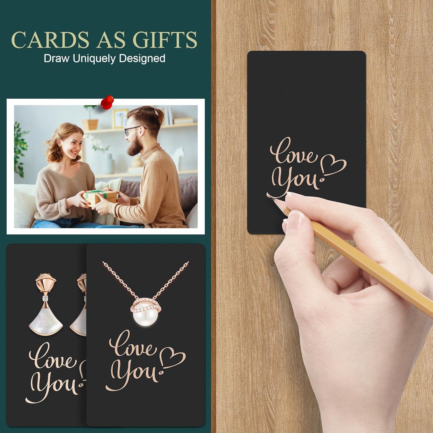 Set de Tarjetas para Pendientes BOOMIBOO 100 Piezas Negro