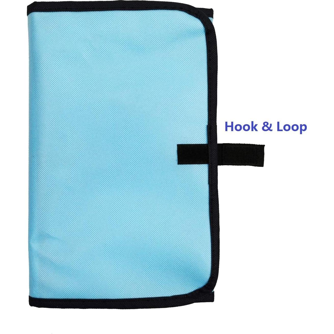 Organizador de Joyas Colgante ANIZER Azul con 9 Bolsillos