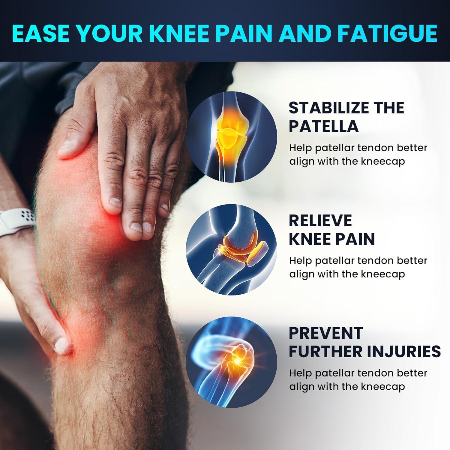 Faja de Soporte para Rodilla Welnove - 2 Paquetes S/M