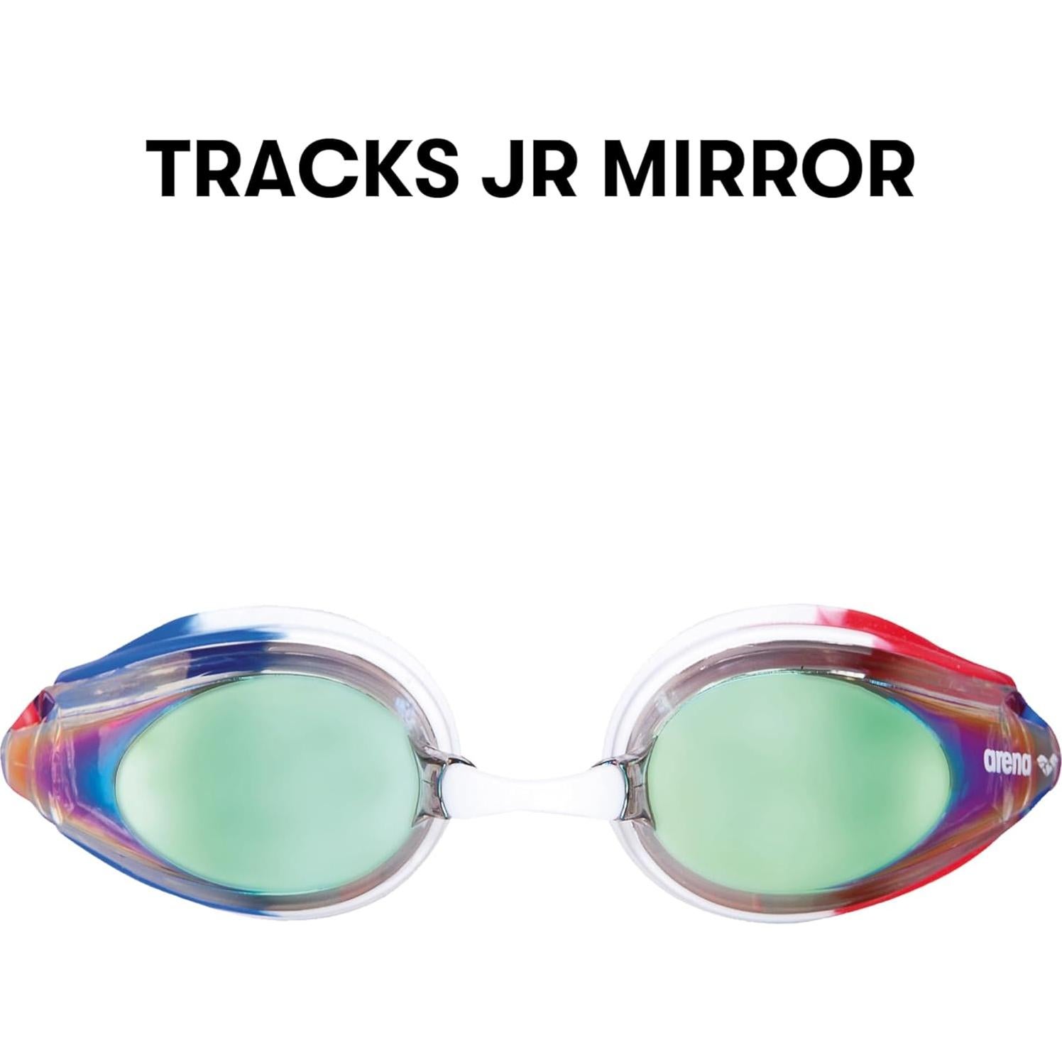 Gafas de Natación Arena Tracks Mirror Junior 6-12 Años Espejadas