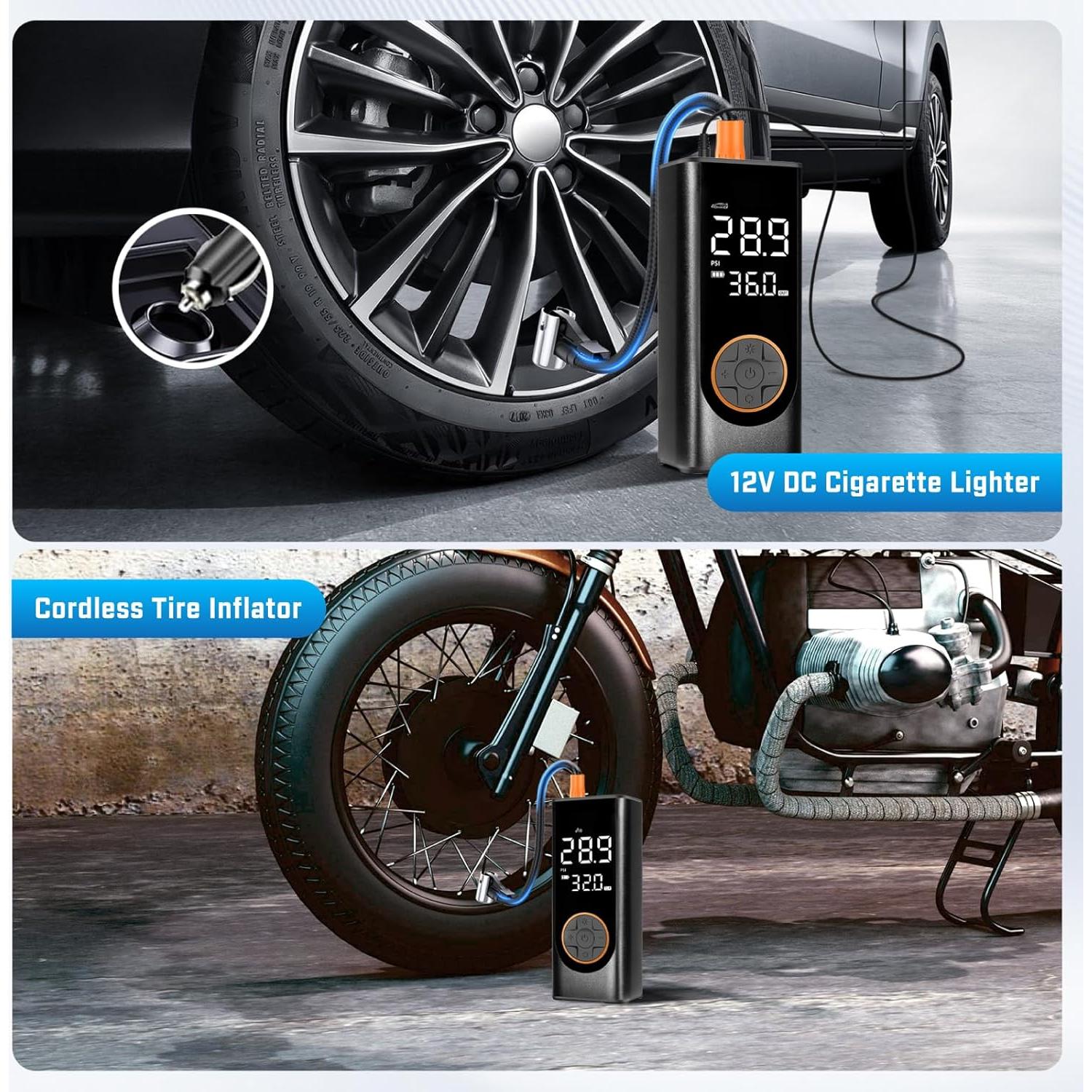 Compresor de Aire Portátil BLACKYEW AP-HS-02 150 PSI 12V