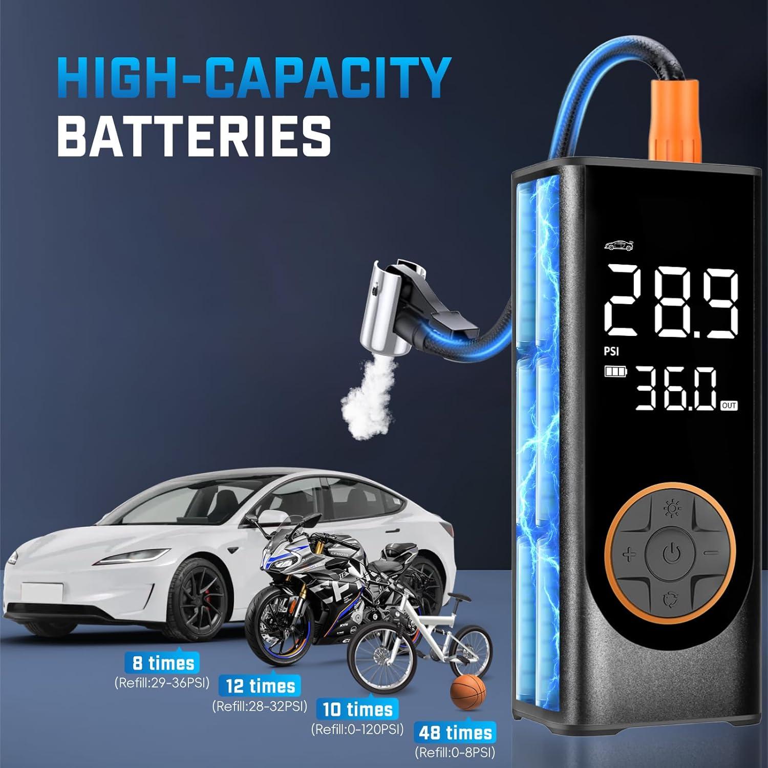 Compresor de Aire Portátil BLACKYEW AP-HS-02 150 PSI 12V