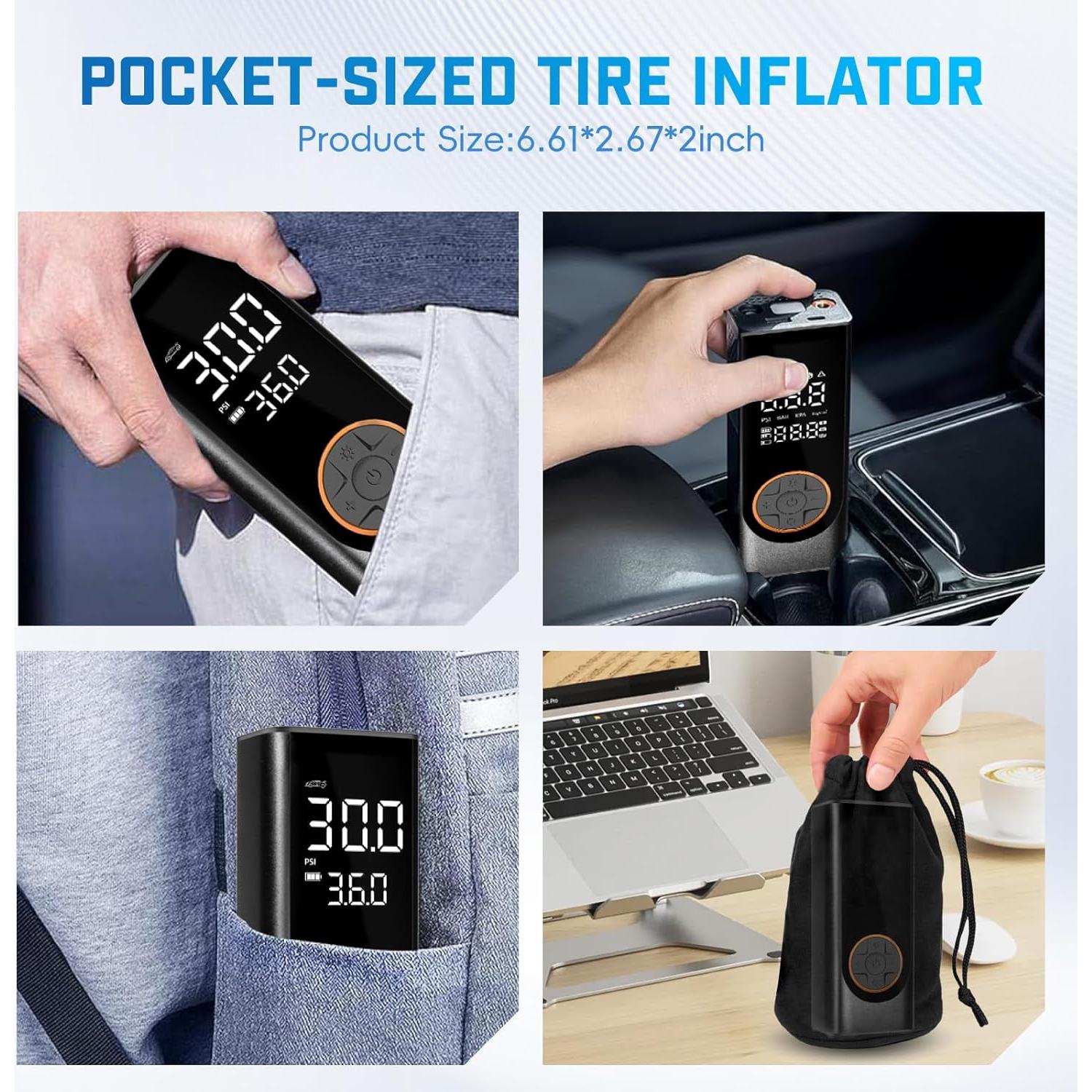 Compresor de Aire Portátil BLACKYEW AP-HS-02 150 PSI 12V