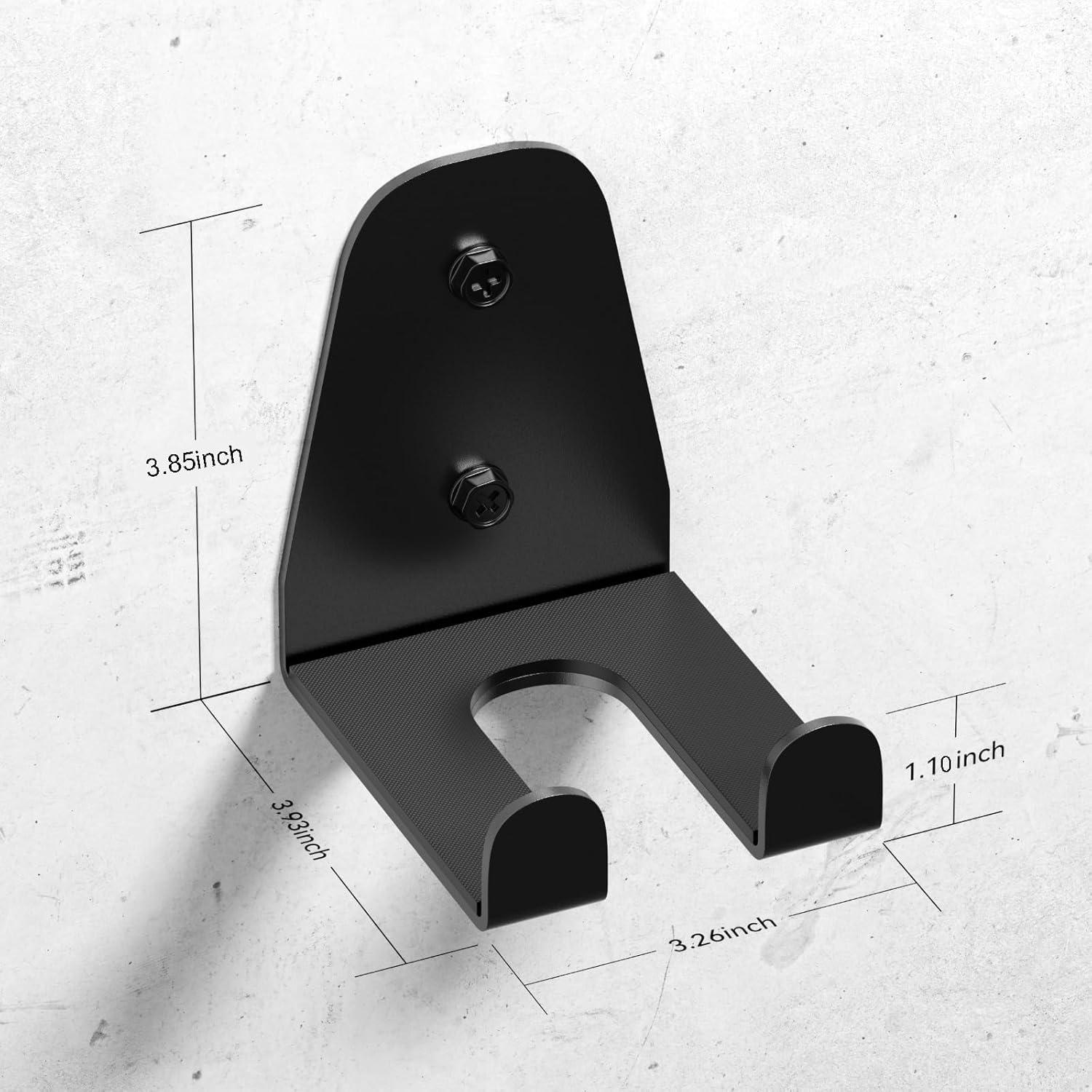 Soporte Vertical para Barra Olímpica JNIHEEP - Metal Negro 2 Pcs