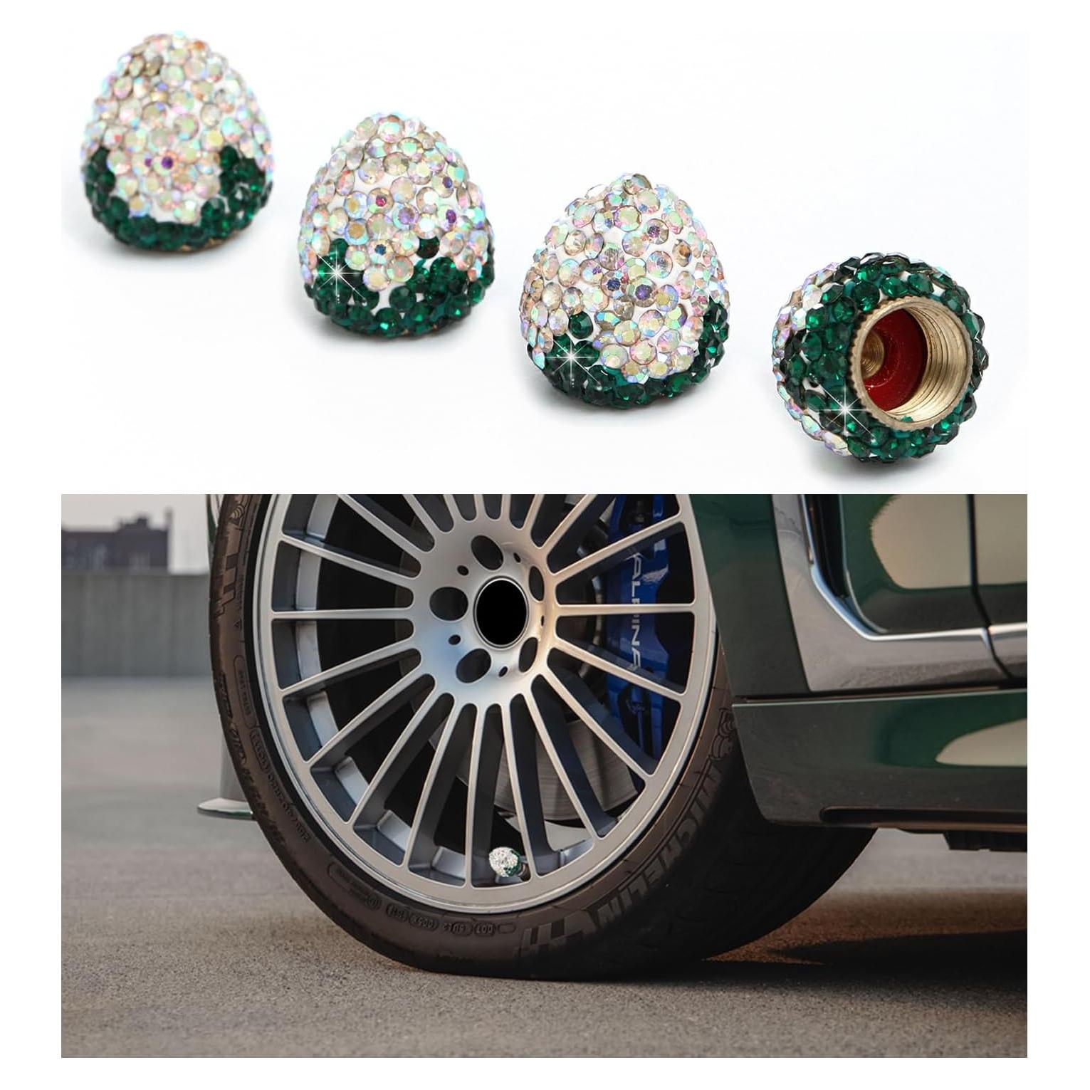 Tapones de Válvula de Neumático Ziciner Fresa 4 Piezas