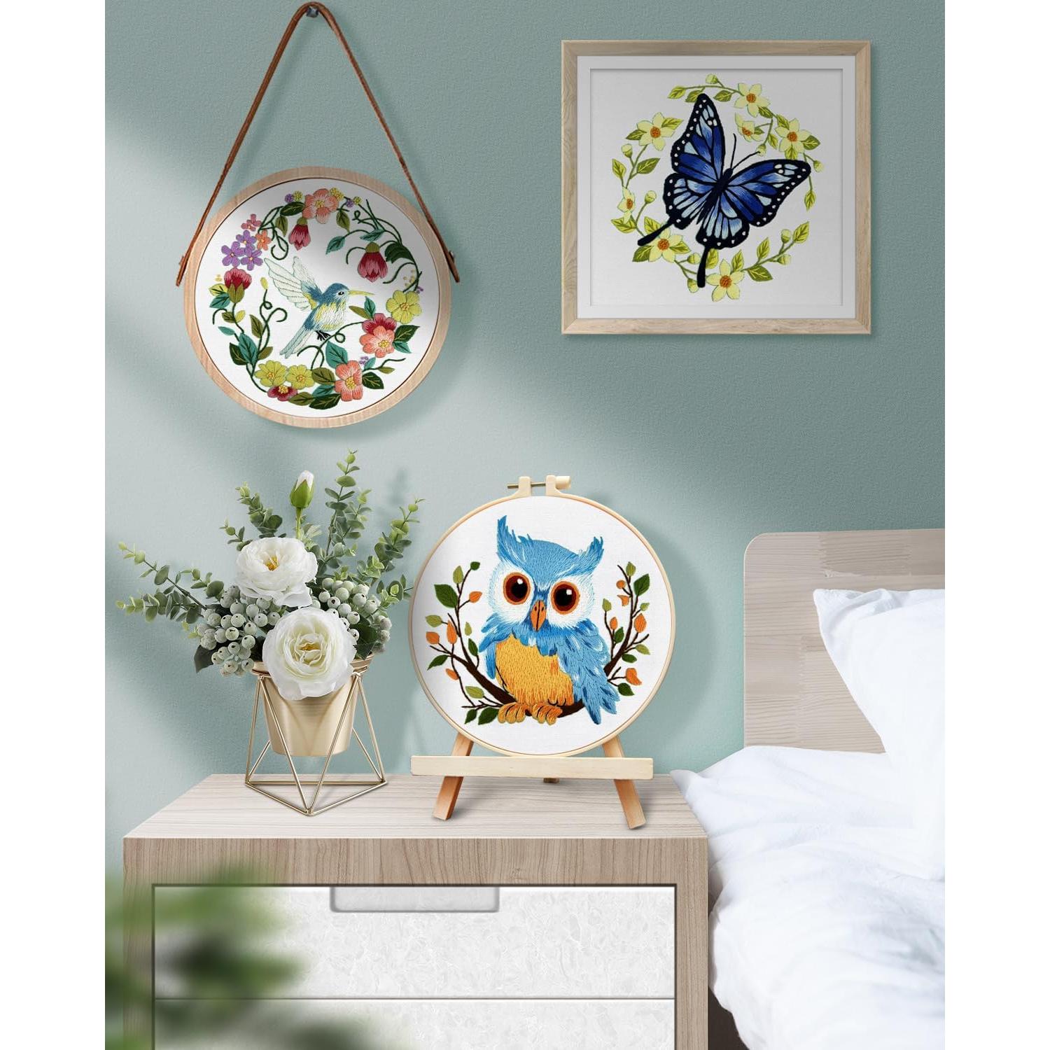 Kit de Bordado TINDTOP para Principiantes Adultos - 5 Piezas