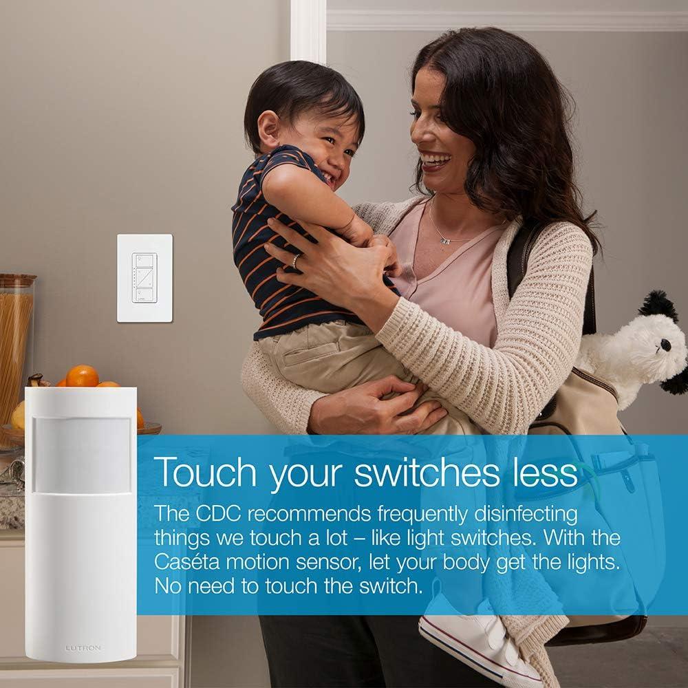 Sensor de Movimiento Lutron Caseta PD-OSENS-WH, 180°