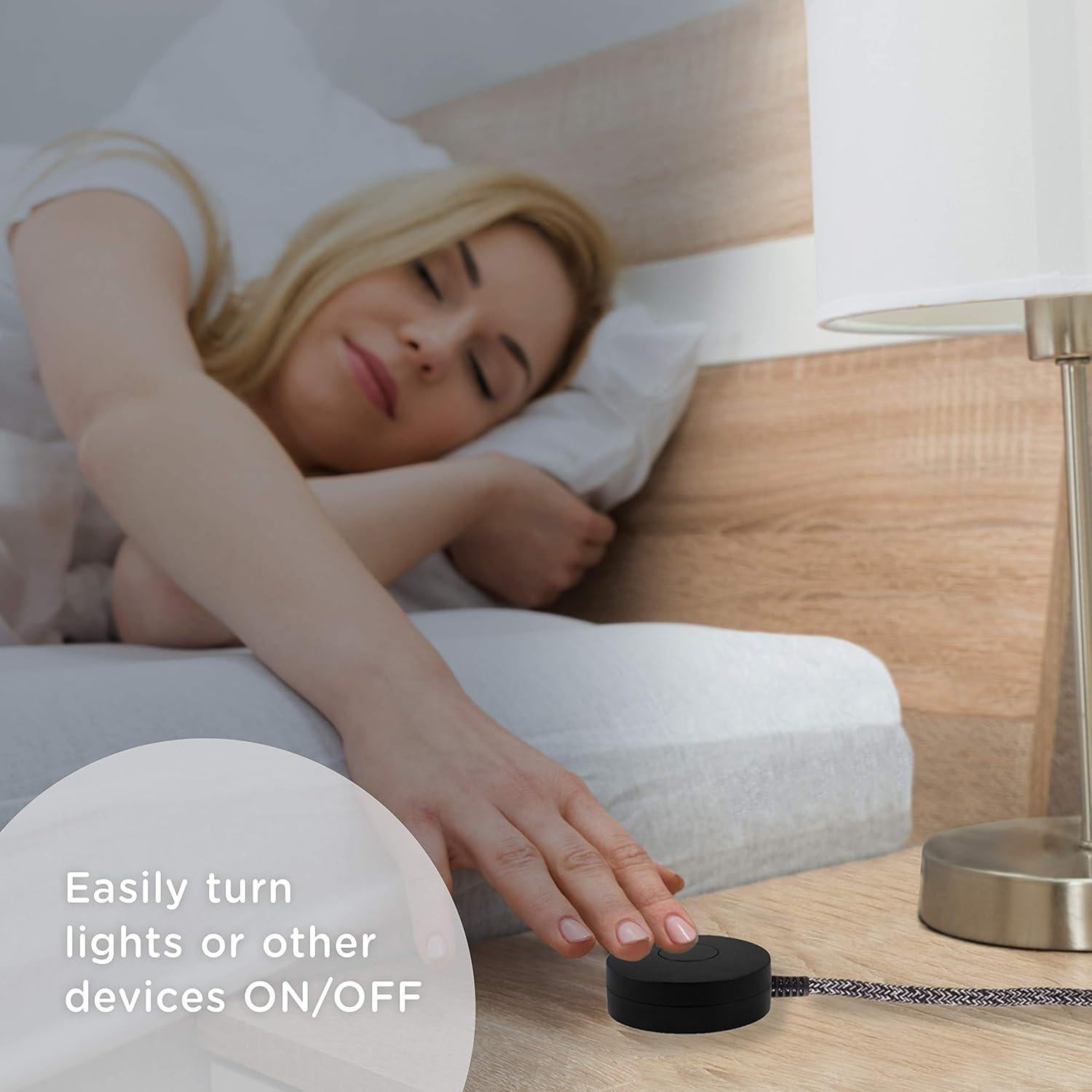 Cable de Extensión con Interruptor Cordinate 1.83m Negro