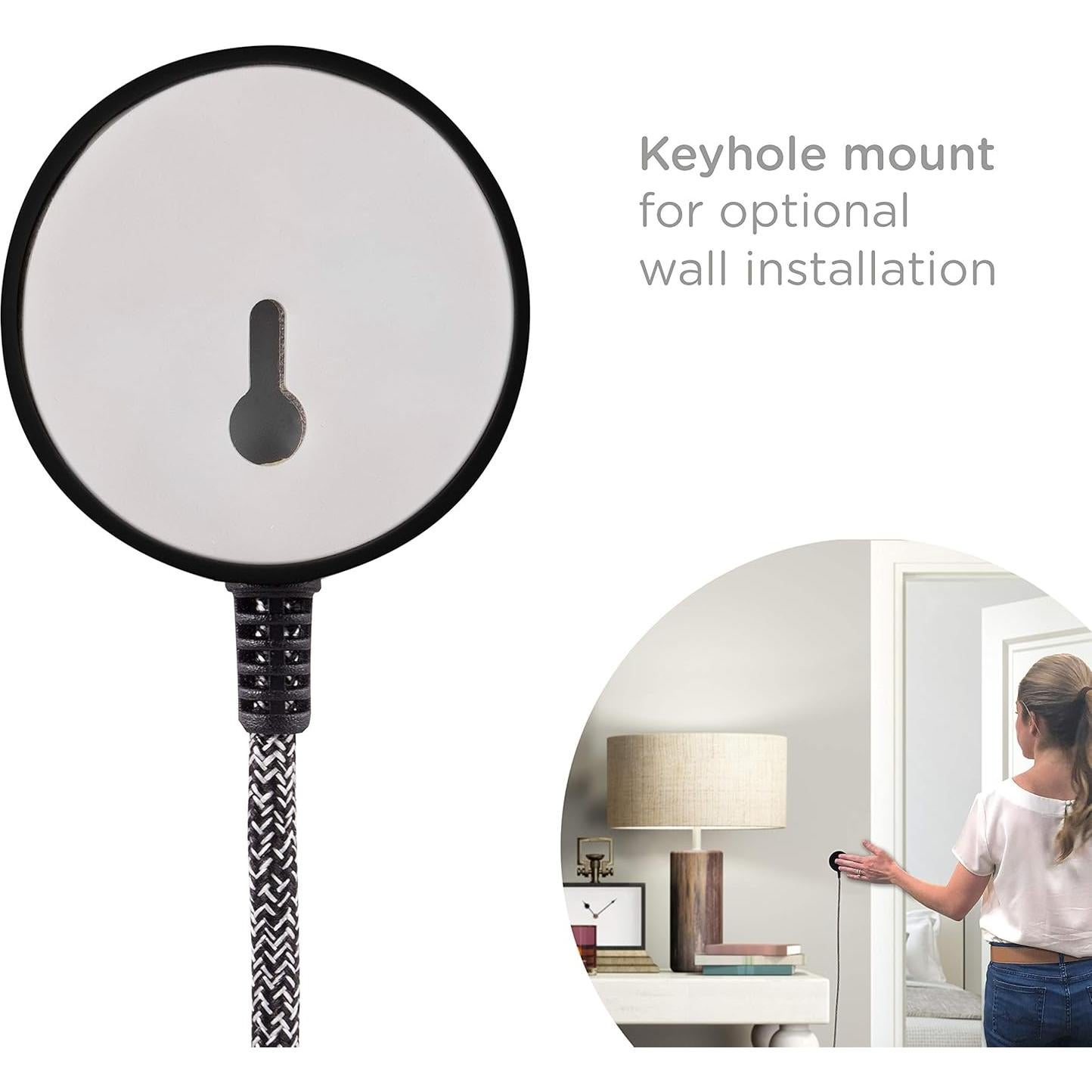 Cable de Extensión con Interruptor Cordinate 1.83m Negro