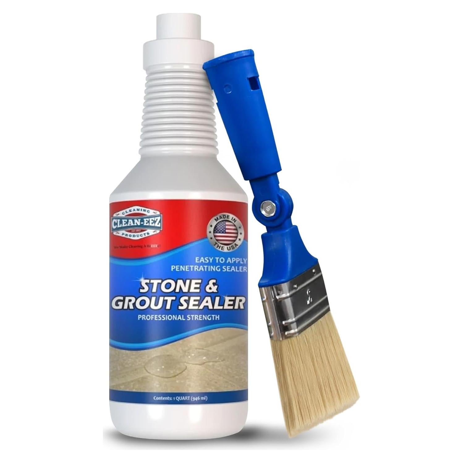 Combo Sellador de Lechada Clean-eez 32 oz + Cepillo Ergonómico