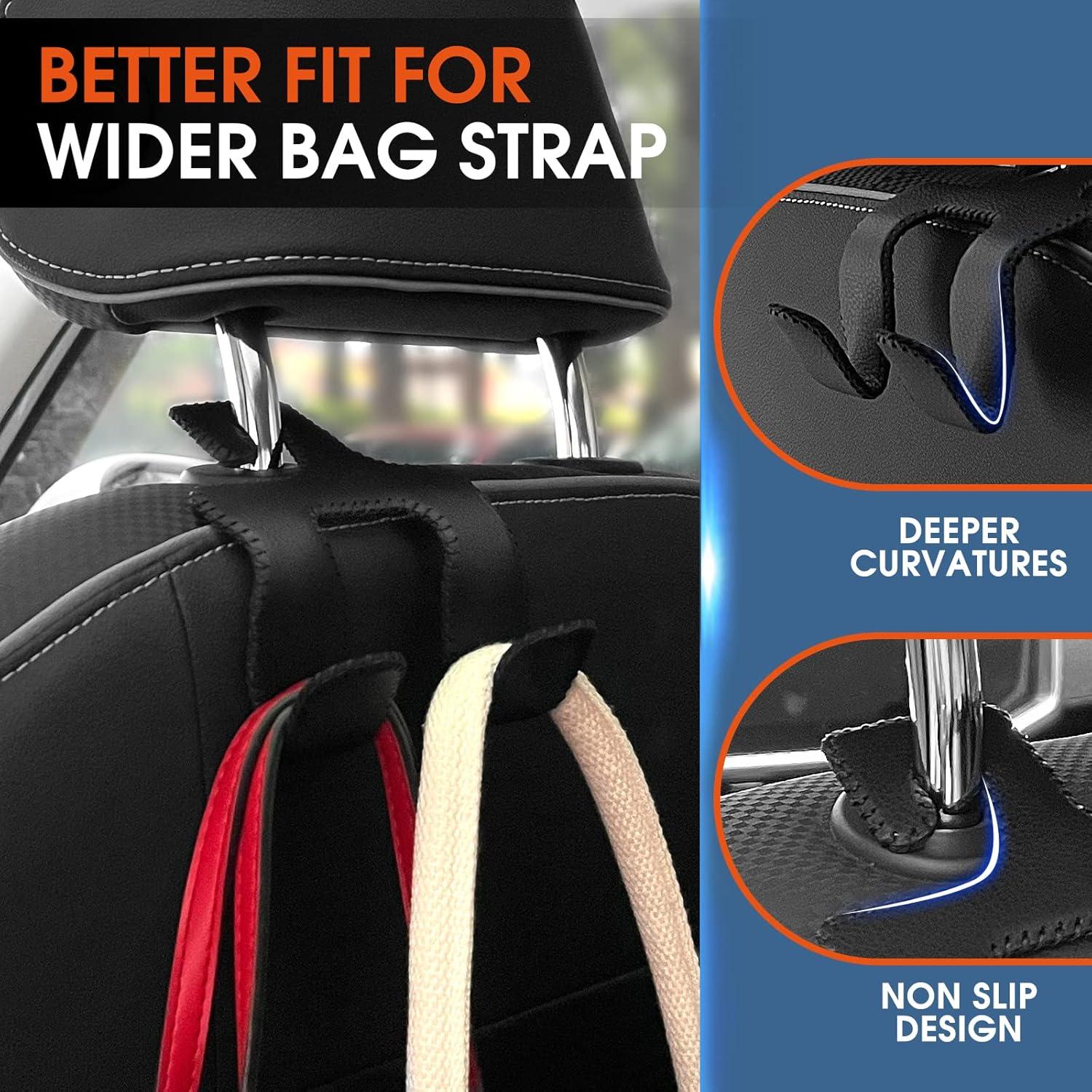 Ganchos para Reposacabezas de Coche LANVRION 2 en 1 Beige