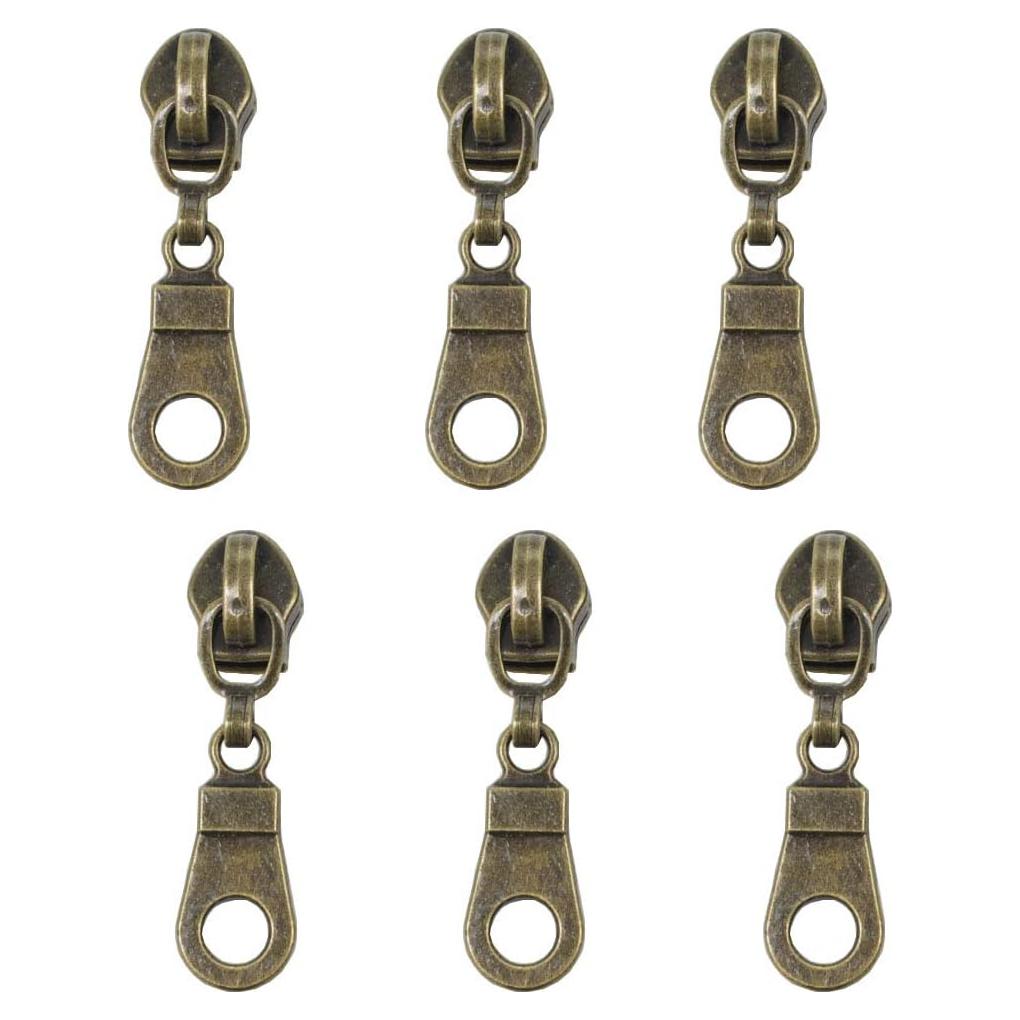 Tiradores Anticorrosión MebuZip 50PCS para Cremalleras Nylon #5