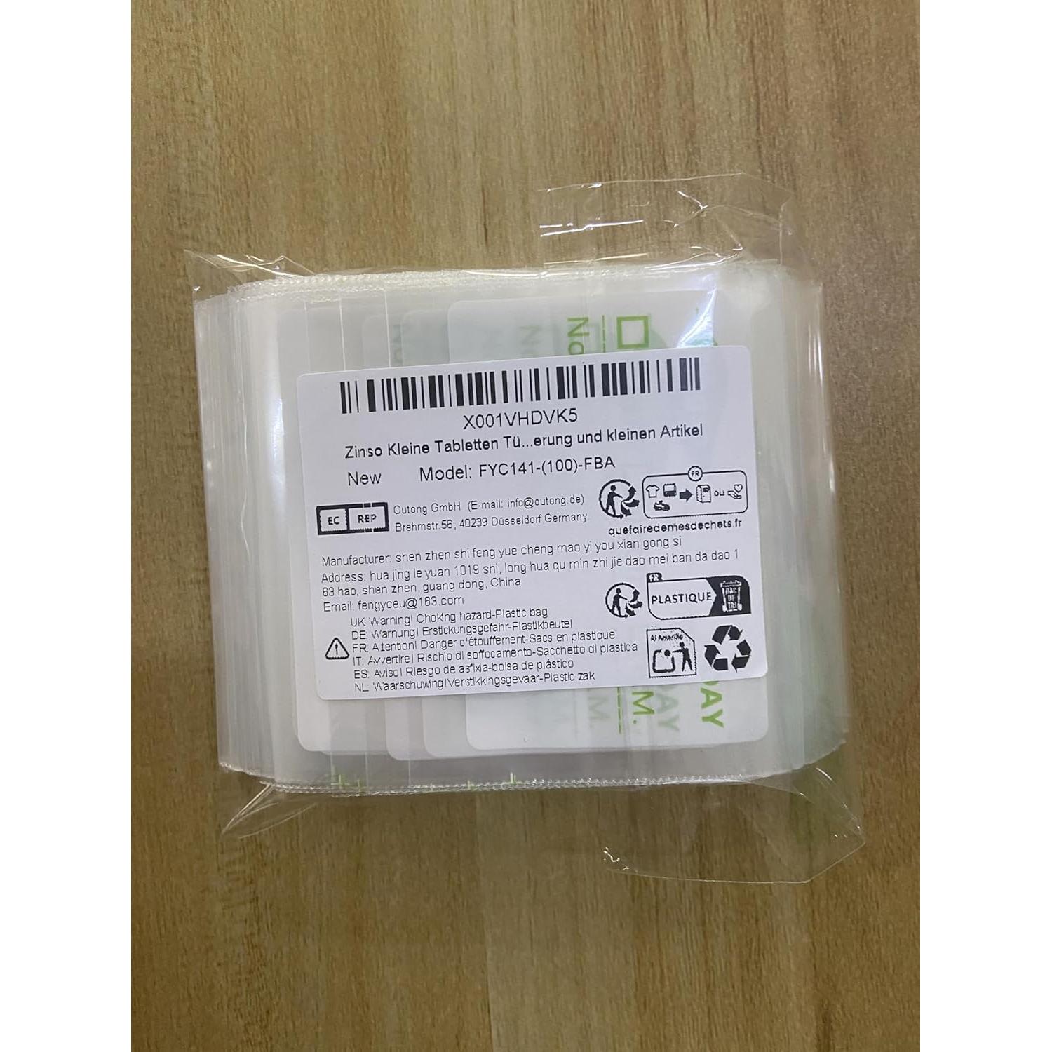 Small Pill Bags for Travel, 100 Pcs Pill Pouches for Medicine Vitamin Travel Organizer Pill Ziplock Bags with Write-on Labels Seal Waterproof for Daily Travel Medicine Pill Storage and Small Item