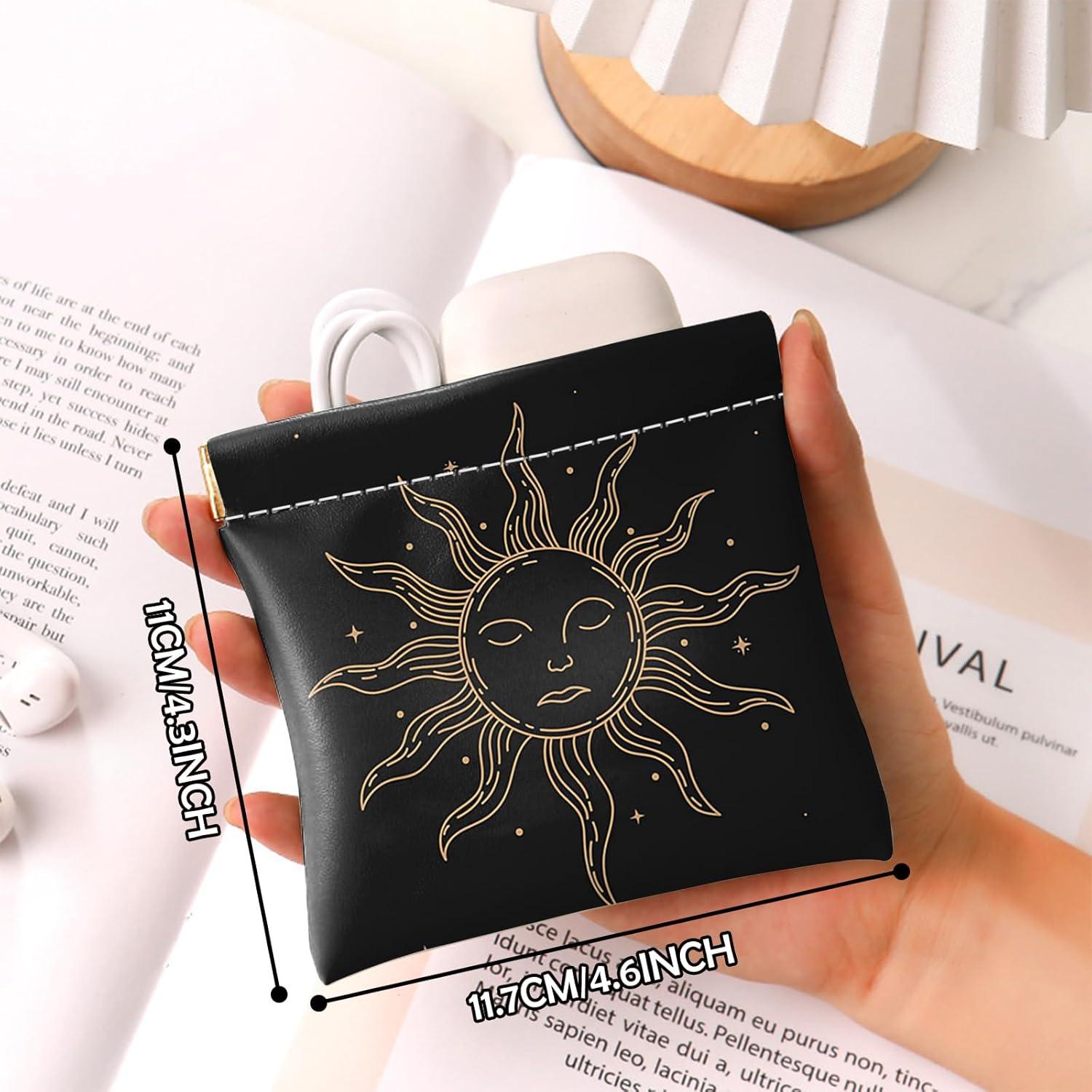 2 Mini Monederos de Cuero PU BHAHB - Compactos y Resistentes