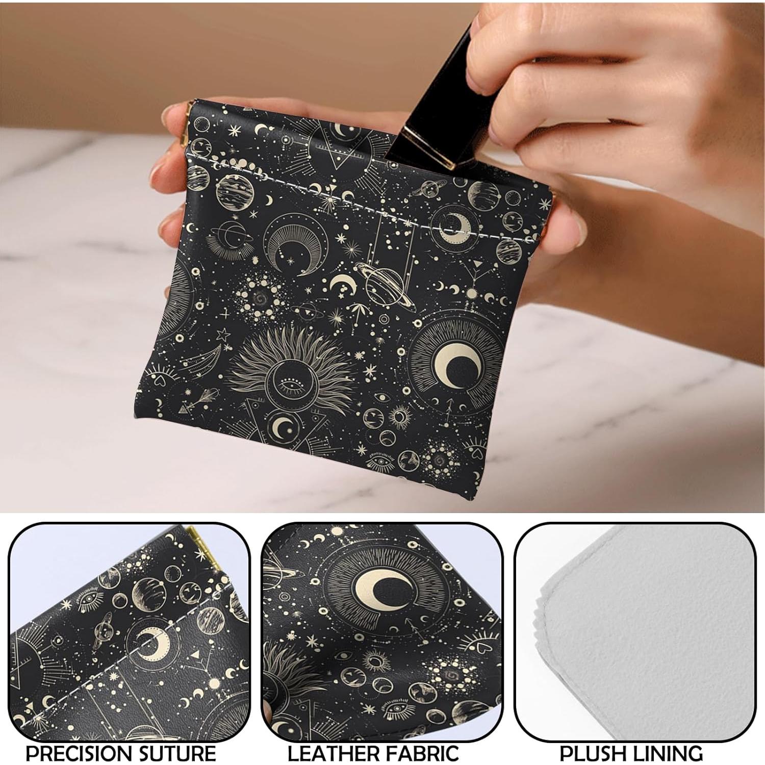 2 Mini Monederos de Cuero PU BHAHB - Compactos y Resistentes