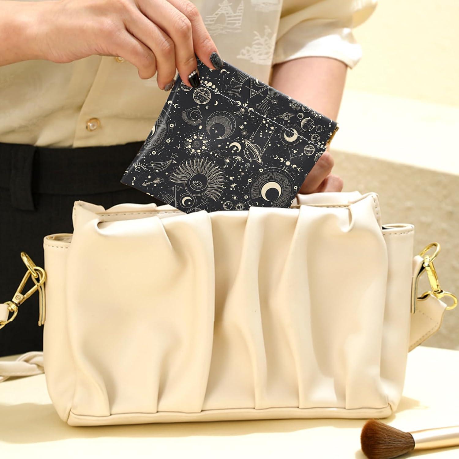 2 Mini Monederos de Cuero PU BHAHB - Compactos y Resistentes