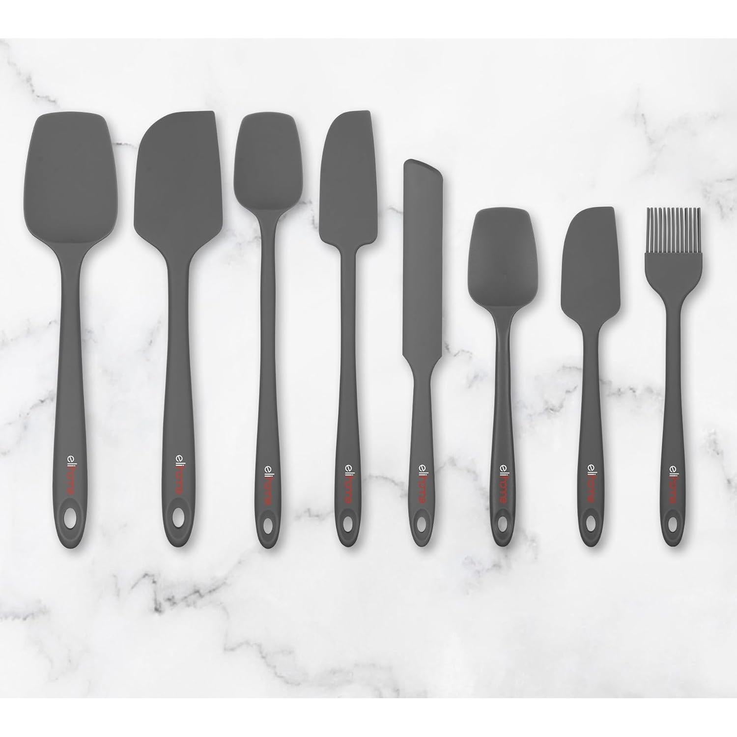 Brocha de Silicona Elihome para Basting 22.2 cm Gris Oscuro