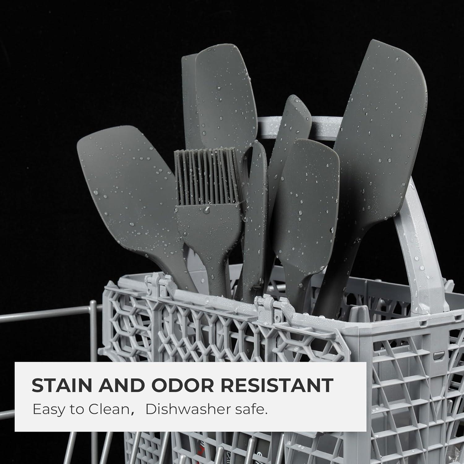 Brocha de Silicona Elihome para Basting 22.2 cm Gris Oscuro