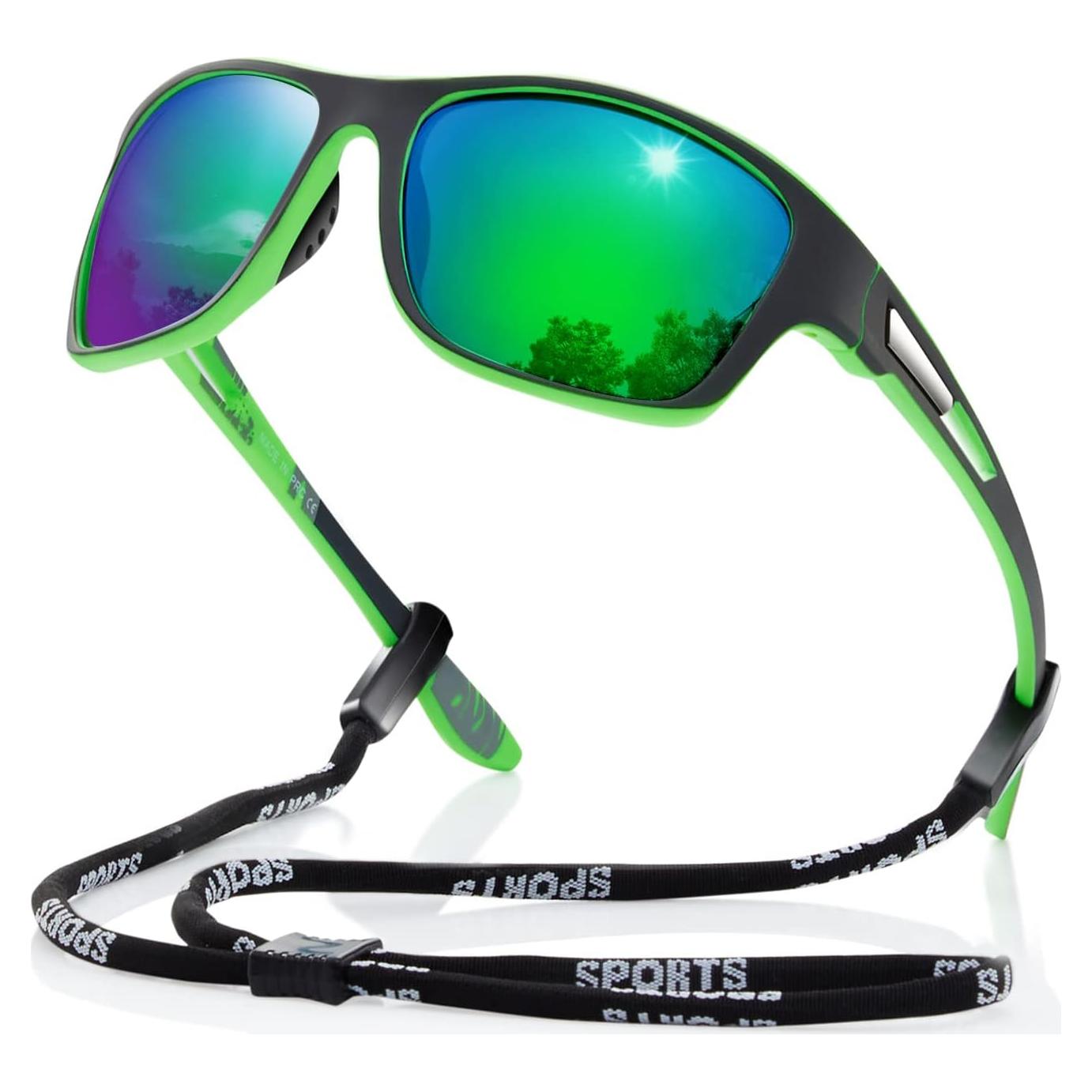 Gafas de Sol Deportivas Suoso UV400 Polarizadas Verde