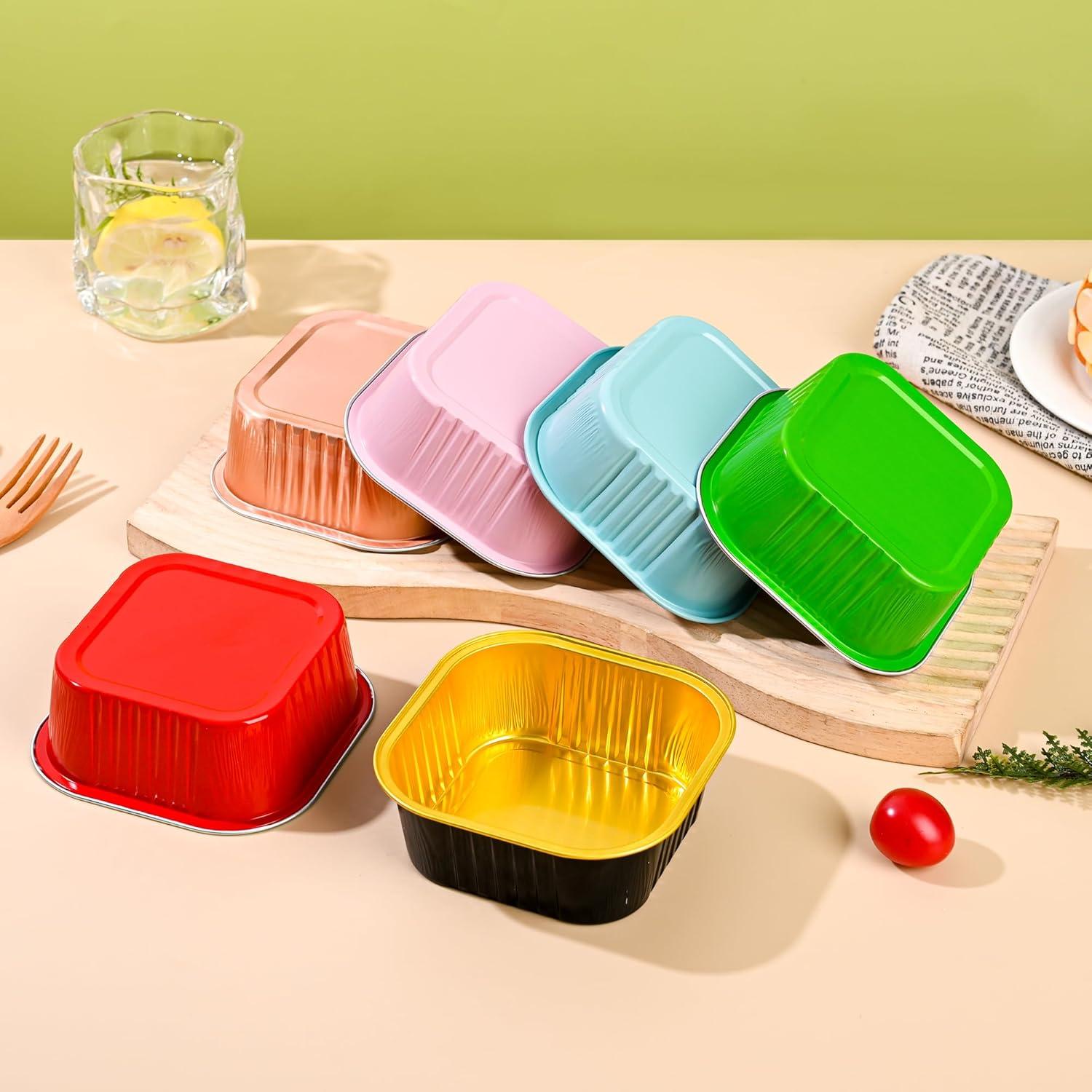 Mini Moldes para Pasteles de Aluminio Findful 10oz 40 Pzas