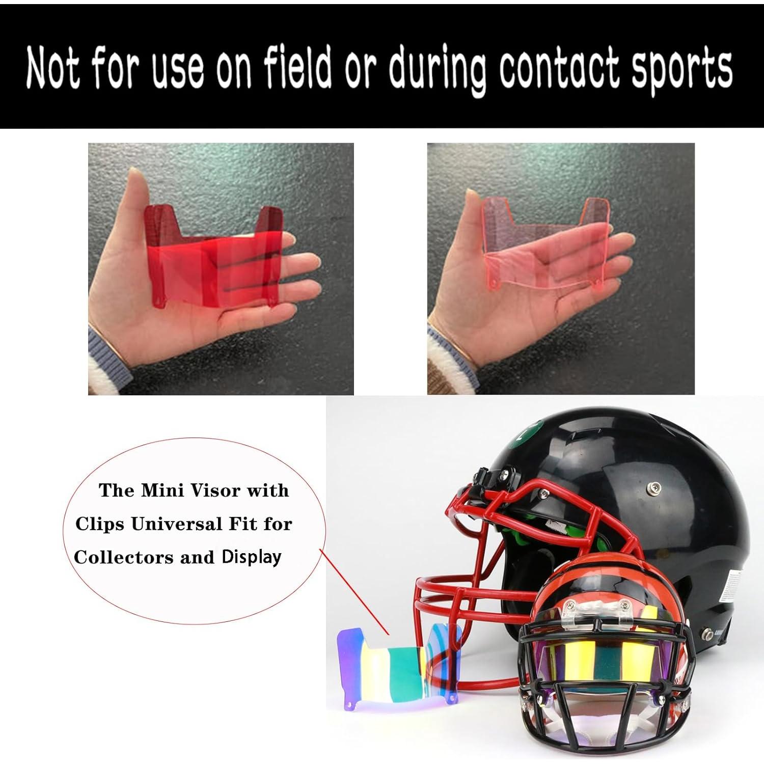 Visera Mini para Casco de Fútbol DUTYBOD ER099 Clara